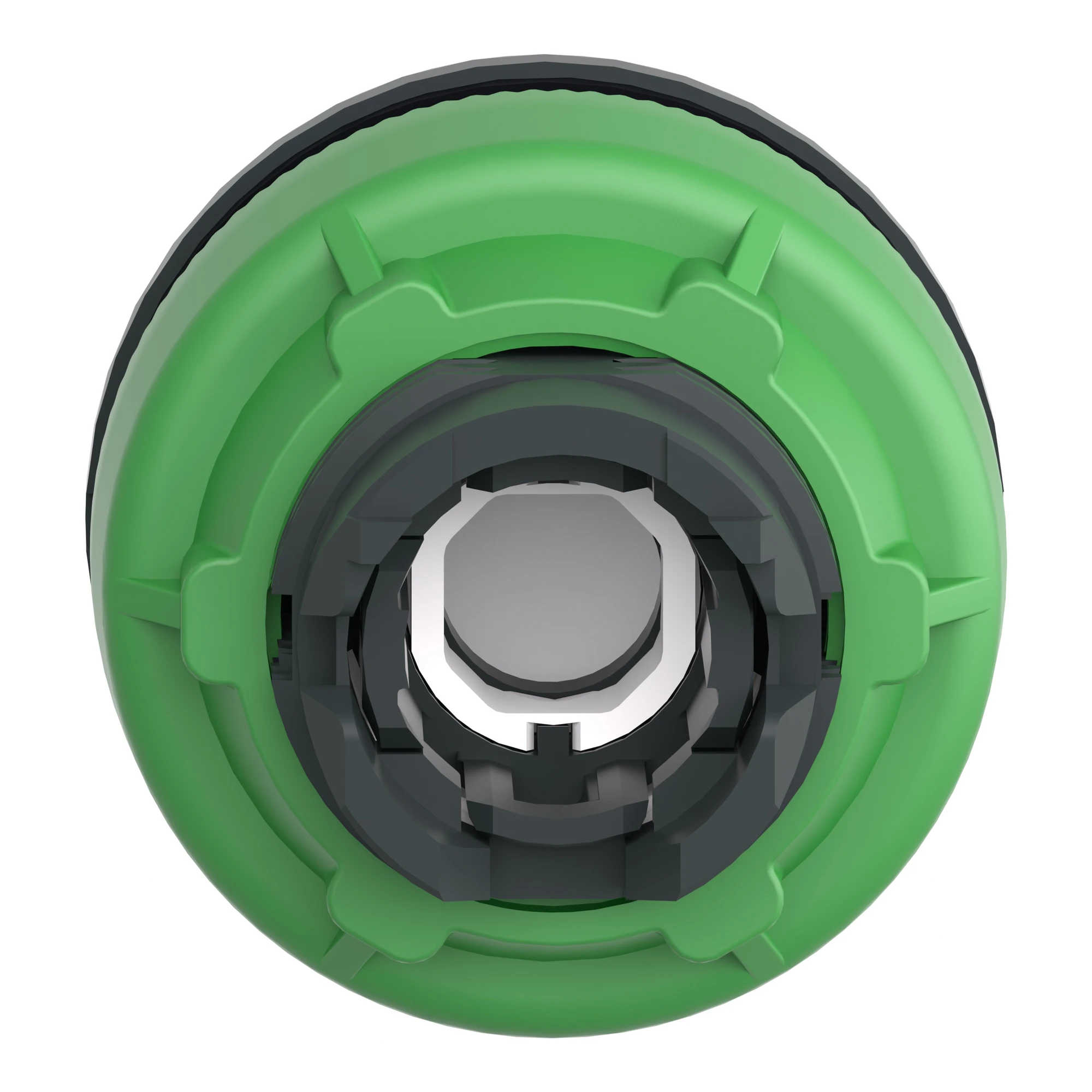 Schneider Electric ZB5FW383 Illuminated push button, front element, Harmony XB5F, plastic, 30mm, yellow, for universal LED (img_003)