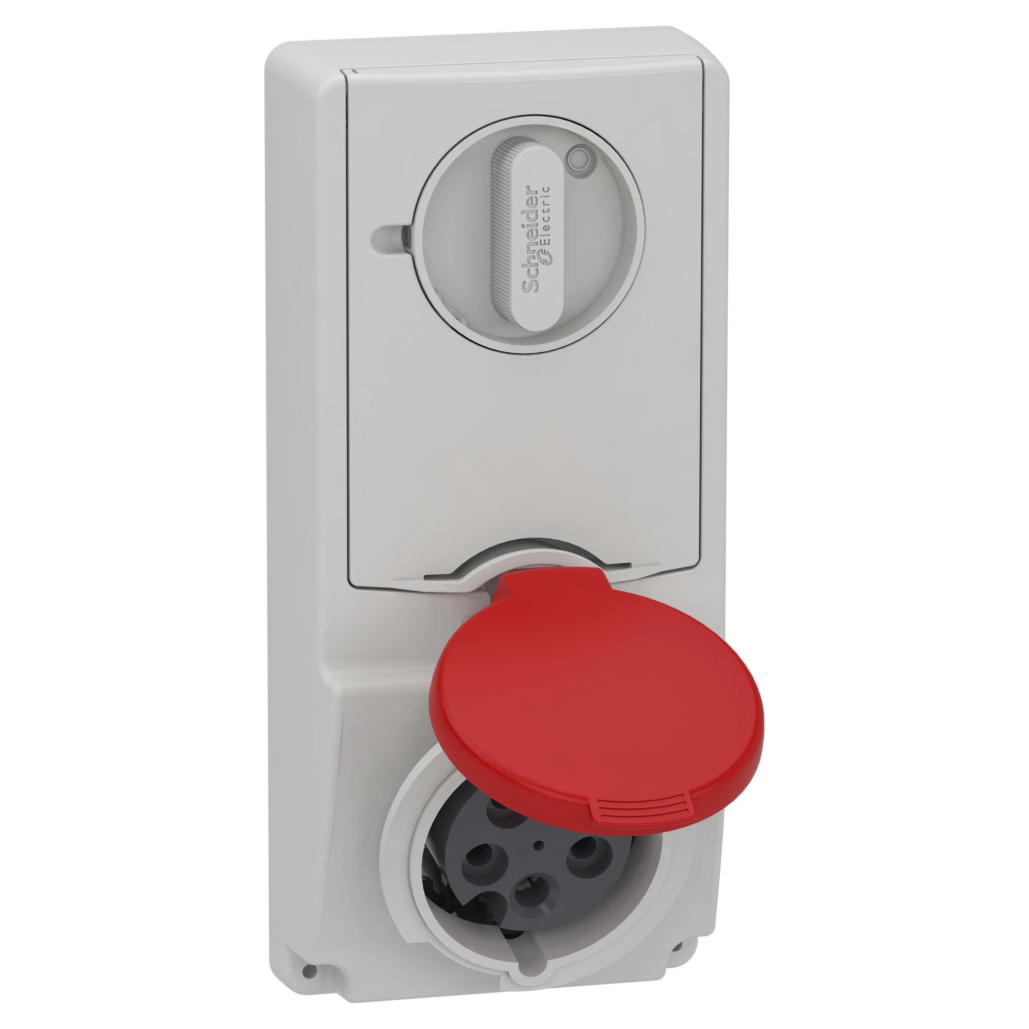 Schneider Electric 82136 Surface-mounted locked socket, 16A, 3p+N+E, 380-415 V AC, IP44 (img_001) Schneider Electric 82136 Surface-mounted locked socket, 16A, 3p+N+E, 380-415 V AC, IP44 (img_001)