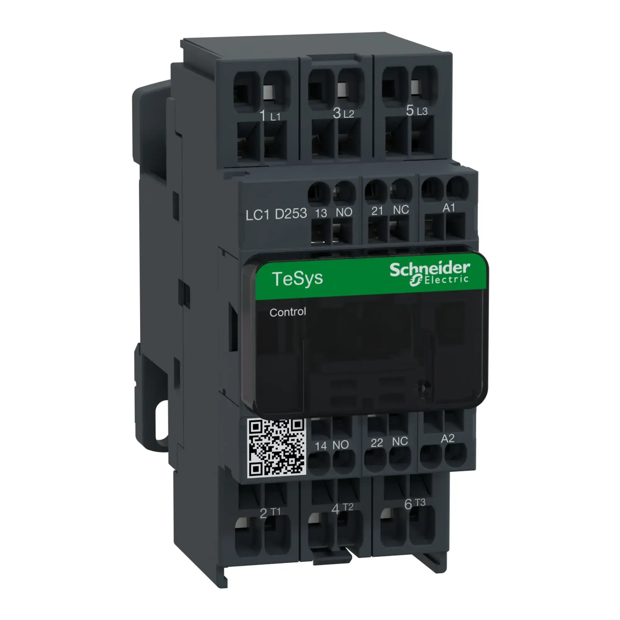 Schneider Electric LC1D253E7 Power contactor LC1D 3p, +1NO+1NC, 11 kW, 25 A, 400 V AC3, coil 48 V AC (img_006)