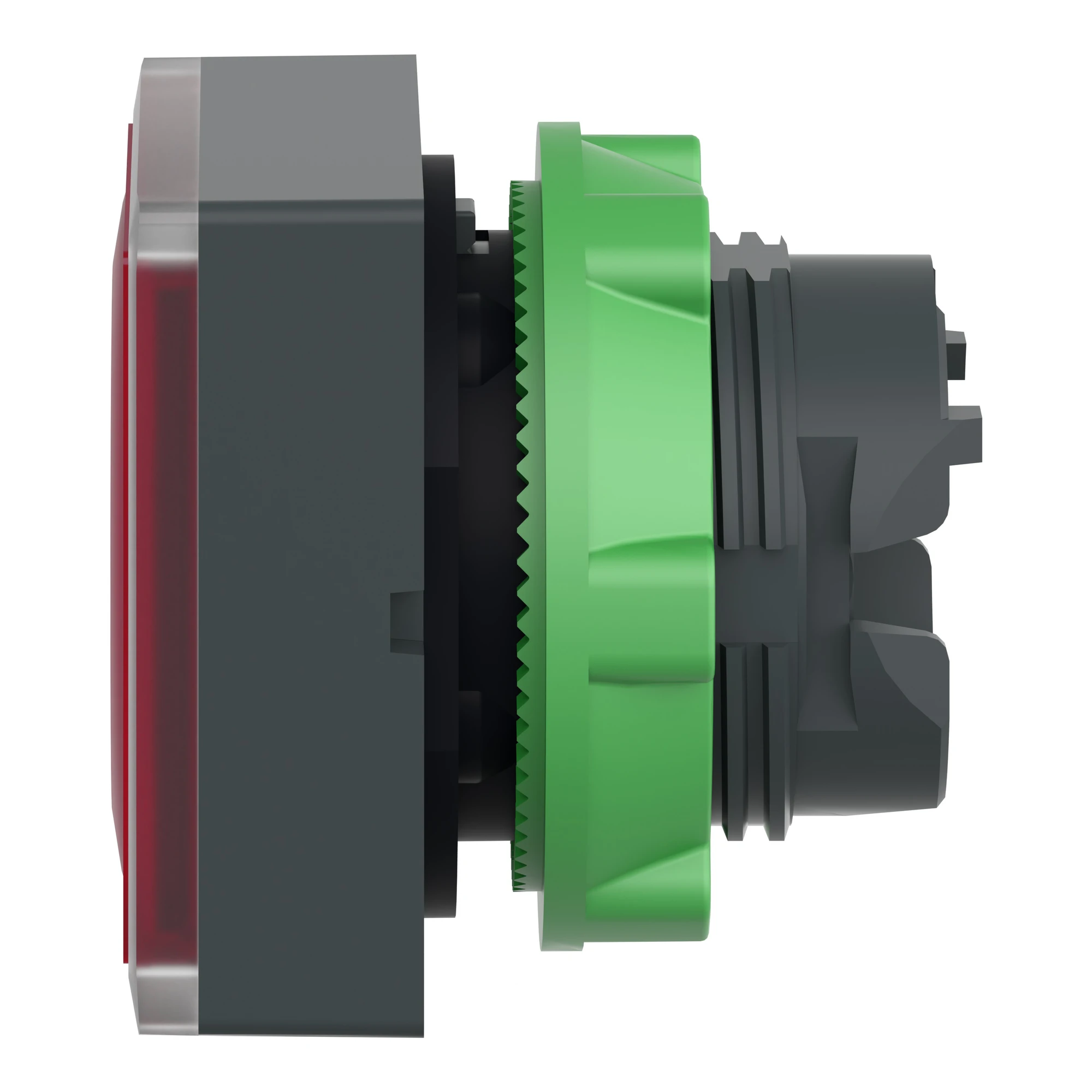 Schneider Electric ZB5CW343 Illuminated push-button, front element, Harmony XB5, plastic, 22mm, red, for universal LED, for insert label, square (img_006)