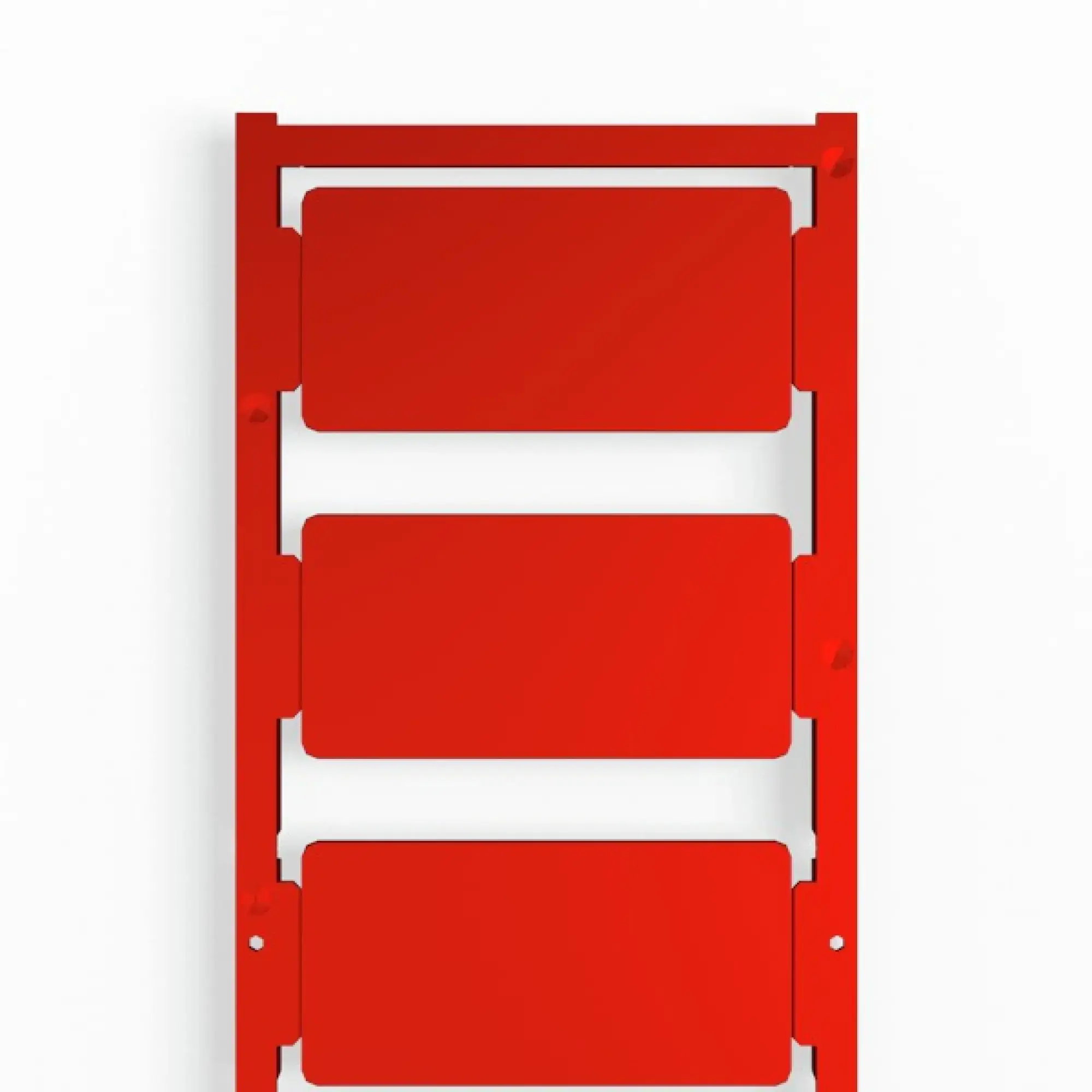 Weidmüller 1085430000 Device marking, Width: 60 mm, Polyamide 66, red, Operating temperature range: -40...60 °C (img_001)