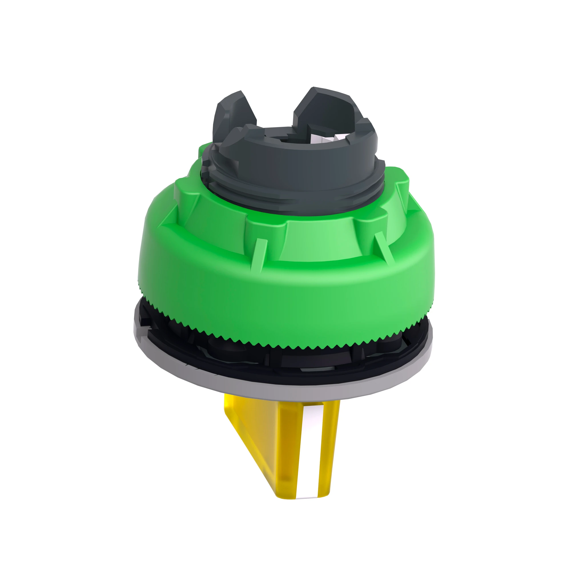 Schneider Electric ZB5FK1583C0 Illuminated Selector Switch, Front Element, Harmony XB5F, Plastic, 30mm, Yellow, for Universal LED, 3 Positions, Center Detent (img_008) Schneider Electric ZB5FK1583C0 Illuminated Selector Switch, Front Element, Harmony XB5F, Plastic, 30mm, Yellow, for Universal LED, 3 Positions, Center Detent (img_008)