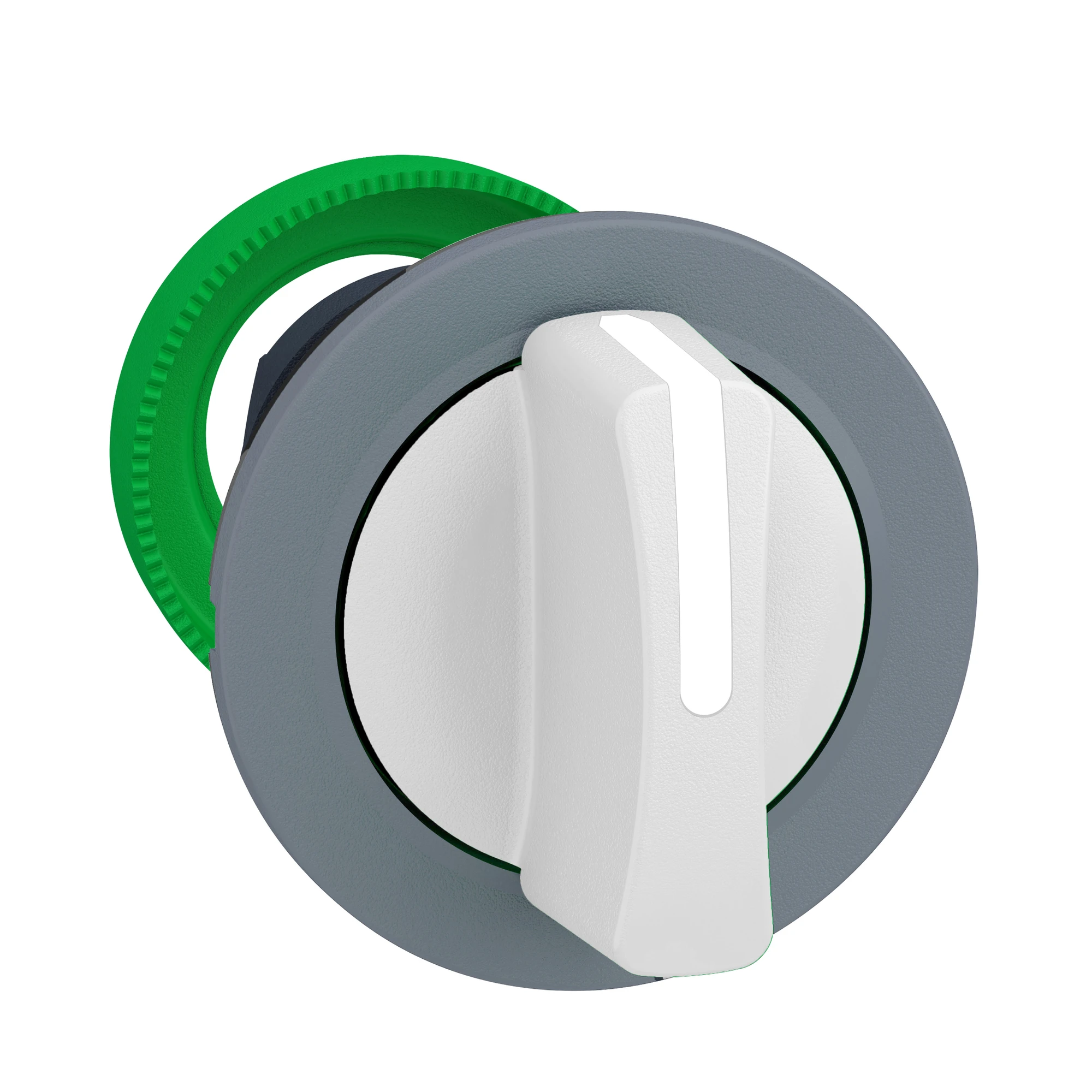 Schneider Electric ZB5FD801C0 Selector switch, front element, Harmony XB5F, plastic, 30mm, light gray, white, 3 positions, center left latching (img_001) Schneider Electric ZB5FD801C0 Selector switch, front element, Harmony XB5F, plastic, 30mm, light gray, white, 3 positions, center left latching (img_001)