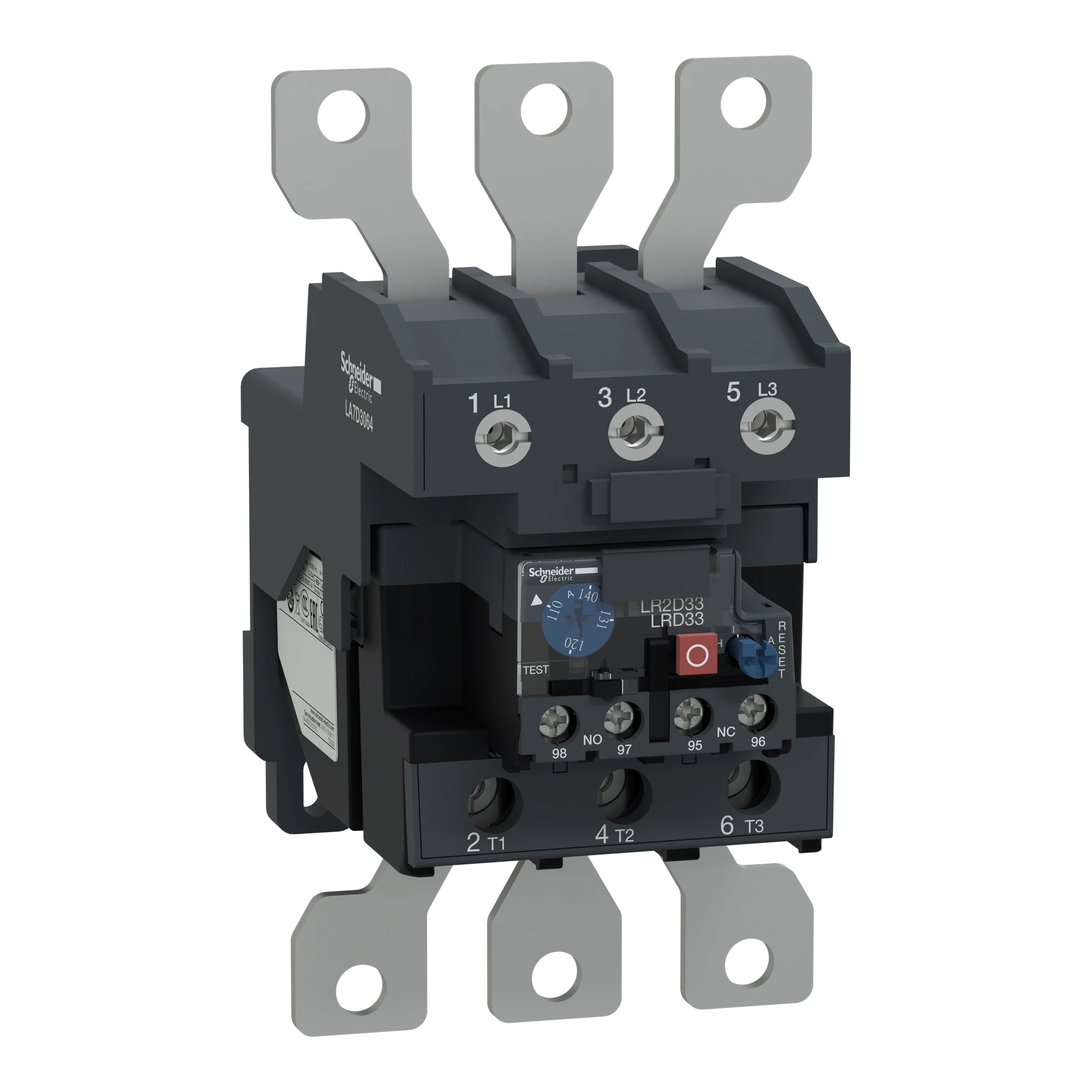Schneider Electric LRD33696 Motor protection relay, thermal, 110-140A, Class 10A (img_001) Schneider Electric LRD33696 Motor protection relay, thermal, 110-140A, Class 10A (img_001)