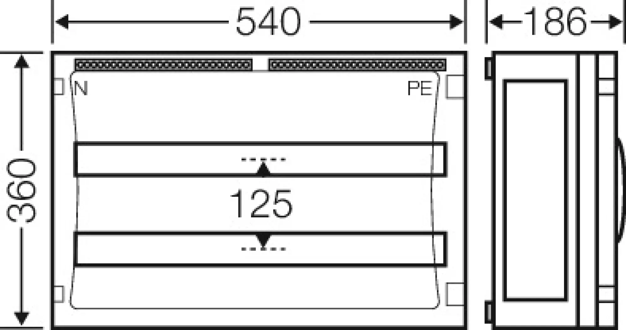 Hensel 68000180 ENYSTAR-Automatengehäuse 54 Teilungseinheiten FP 1409 (img_003) Hensel 68000180 ENYSTAR-Automatengehäuse 54 Teilungseinheiten FP 1409 (img_003)