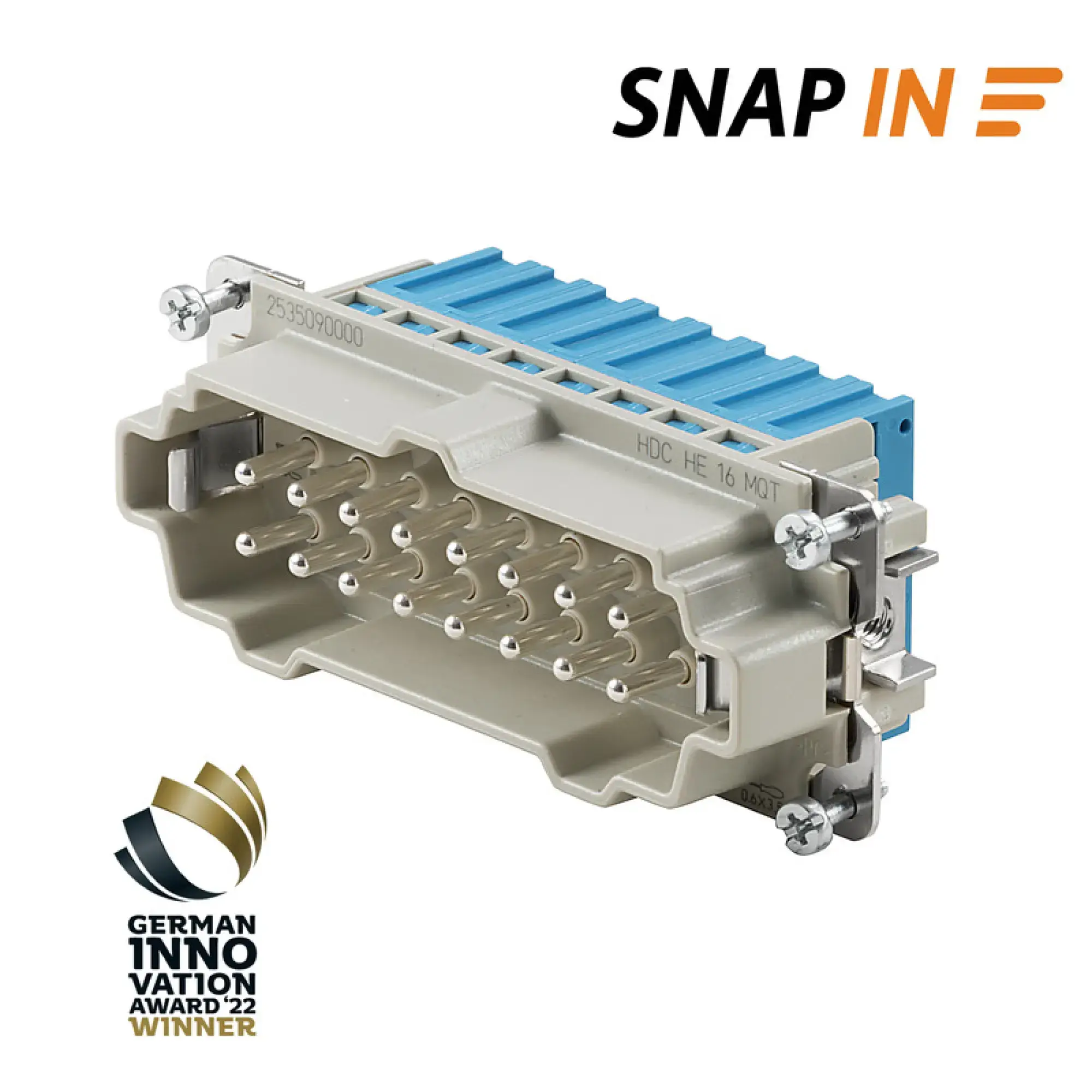 Weidmüller 2535090000 Contact insert (industry plug-in connectors), Male, 500 V, 16 A, Number of poles: 16, SNAP IN, Size: 6 (img_001) Weidmüller 2535090000 Contact insert (industry plug-in connectors), Male, 500 V, 16 A, Number of poles: 16, SNAP IN, Size: 6 (img_001)