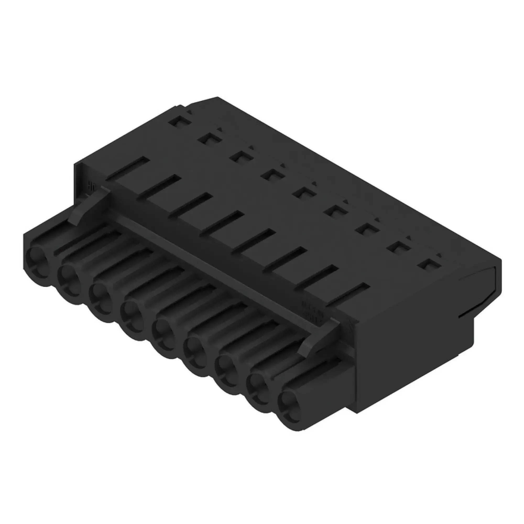 Weidmüller 1500210000 PCB connector (wire connection), 320 V, 27 A, Pitch in mm: 5.08, 2.5 mm², Number of poles: 9, TOP connection, Box (img_001) Weidmüller 1500210000 PCB connector (wire connection), 320 V, 27 A, Pitch in mm: 5.08, 2.5 mm², Number of poles: 9, TOP connection, Box (img_001)