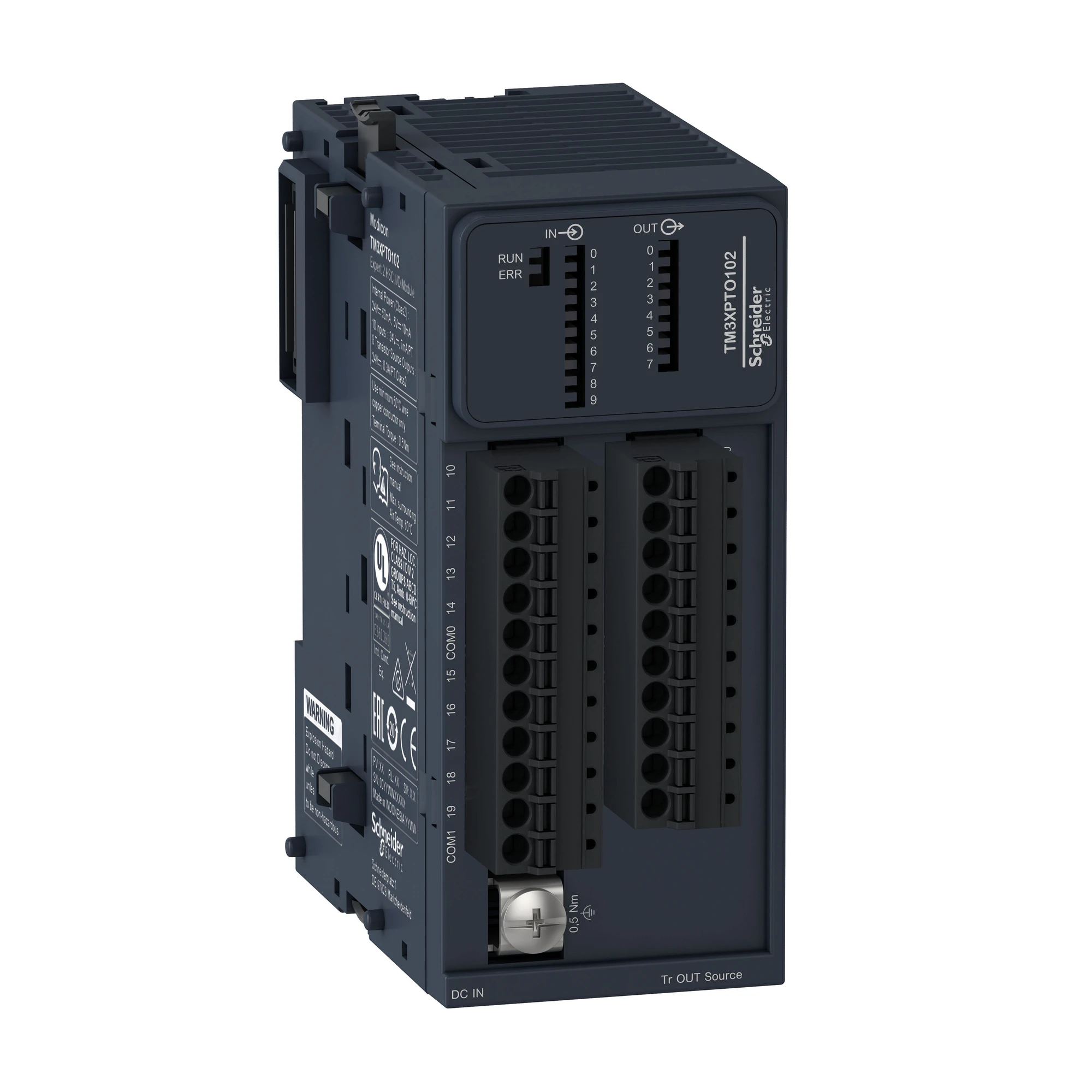 Schneider Electric TM3XFHSC202G Expert module, Modicon TM3, 2 high-speed counters with event management, 200 kHz, spring-cage terminals (img_001)