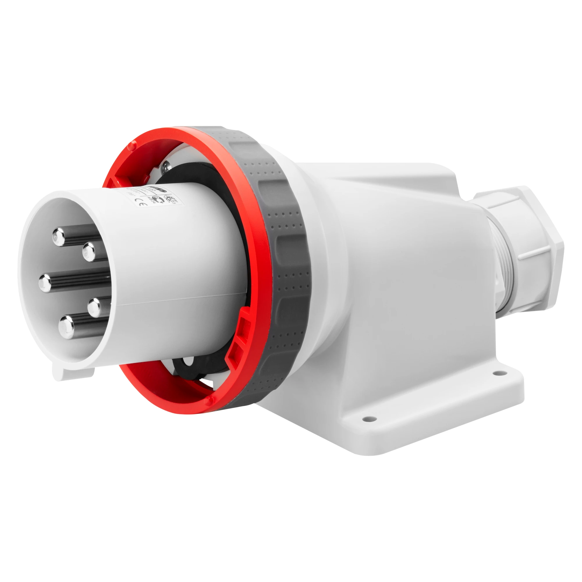 GEWISS GW60460 IEC Wandgeraetestecker 400V 125A 6h 4P IP67 (img_001)