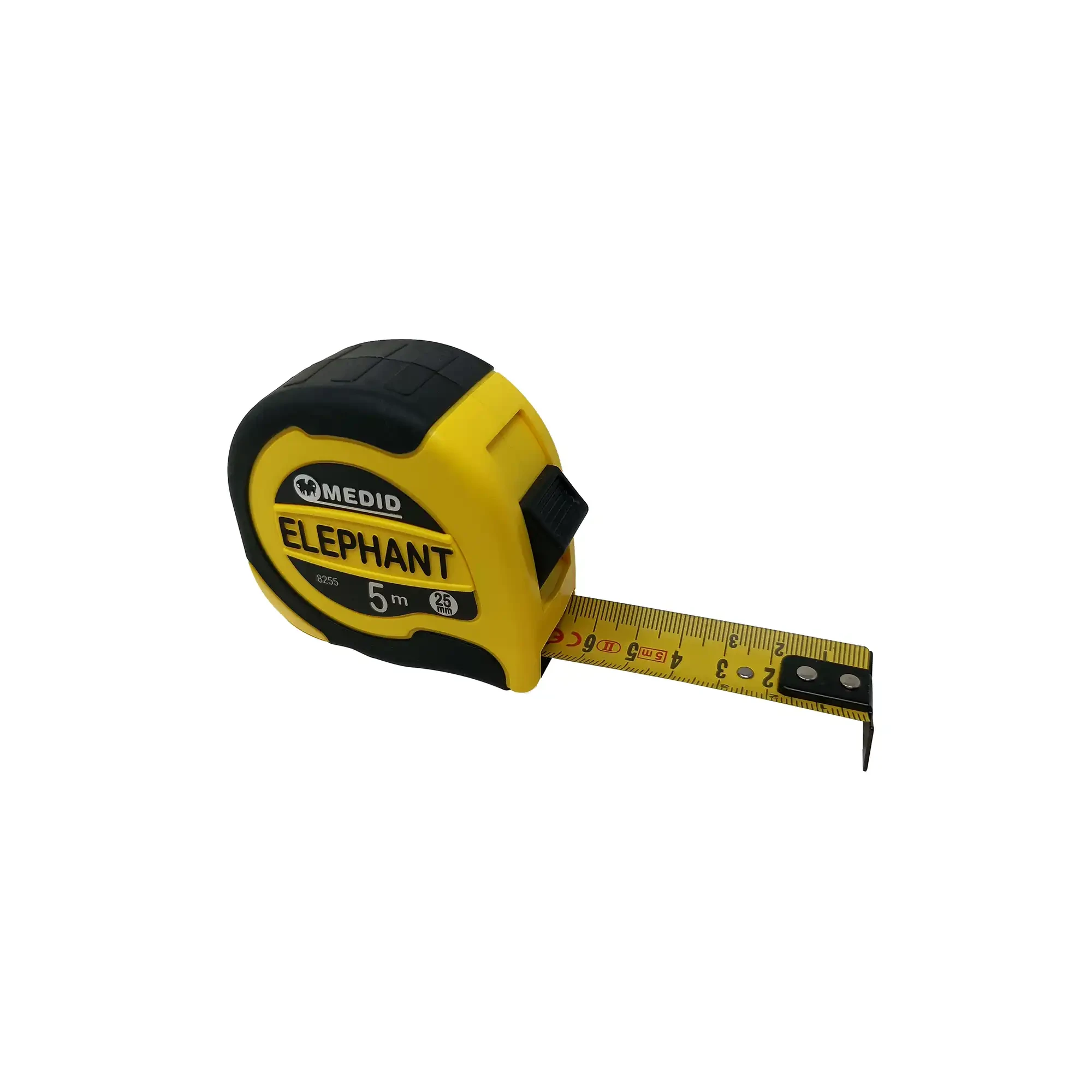 MEDID 8255 Roller tape measure Elephant 2K-housing 5m x 25 mm (img_002) MEDID 8255 Roller tape measure Elephant 2K-housing 5m x 25 mm (img_002)