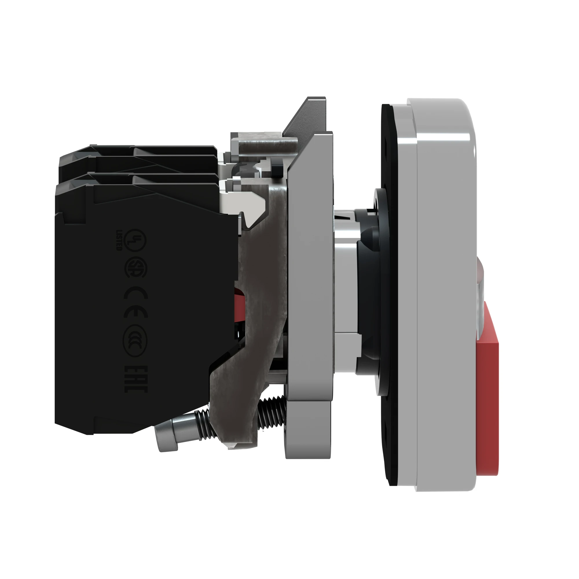 Schneider Electric XB4BW73731G5 Double push button, Harmony XB4, metal, 22mm, green, red, labeled I/O, illuminated, momentary, 1NO+1NC, 120V AC (img_004) Schneider Electric XB4BW73731G5 Double push button, Harmony XB4, metal, 22mm, green, red, labeled I/O, illuminated, momentary, 1NO+1NC, 120V AC (img_004)