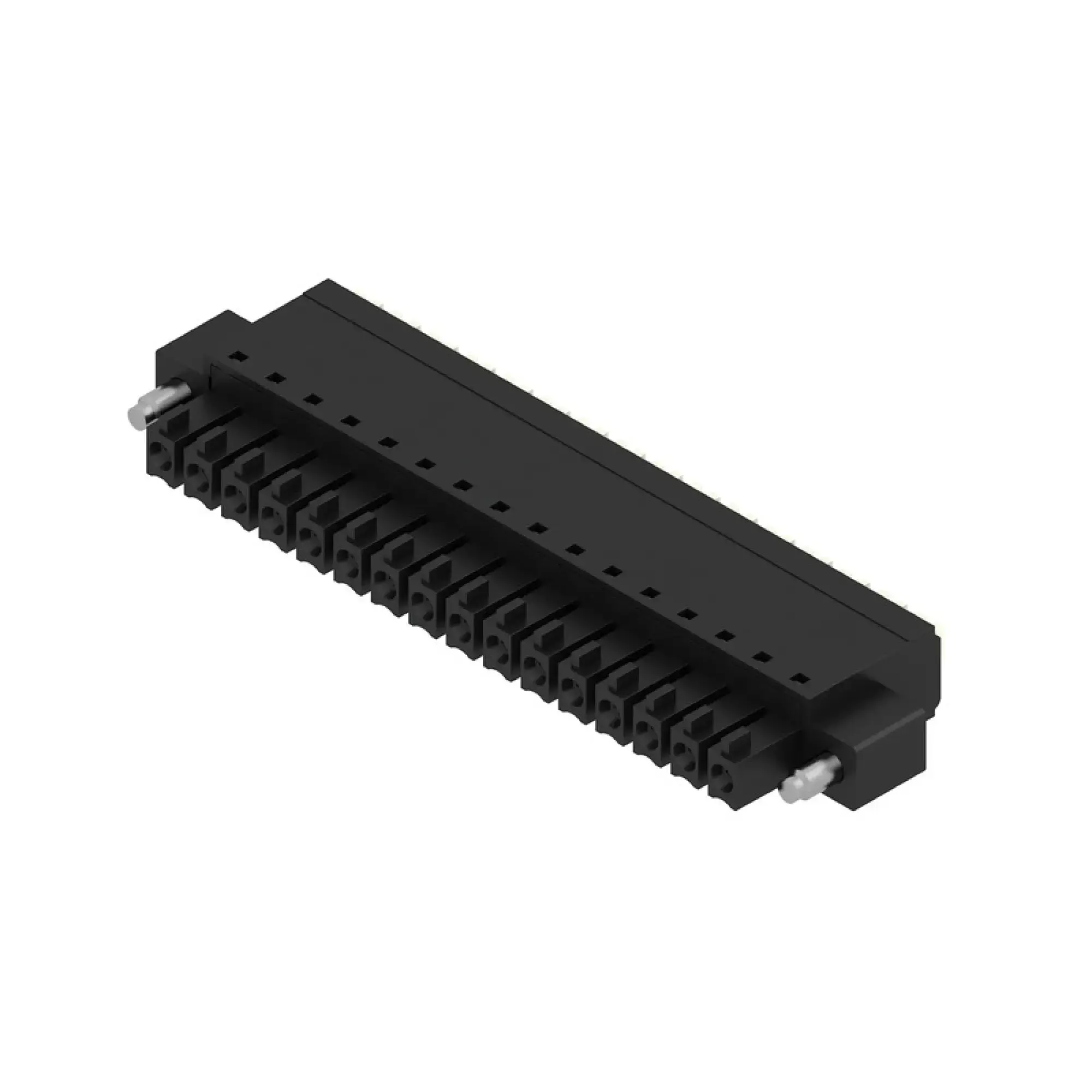 Weidmüller 1972070000 PCB connector (wire connection), 160 V, 17.5 A, Pitch in mm: 3.81, 1.5 mm², Number of poles: 16, PUSH IN with actuator, Box (img_001)