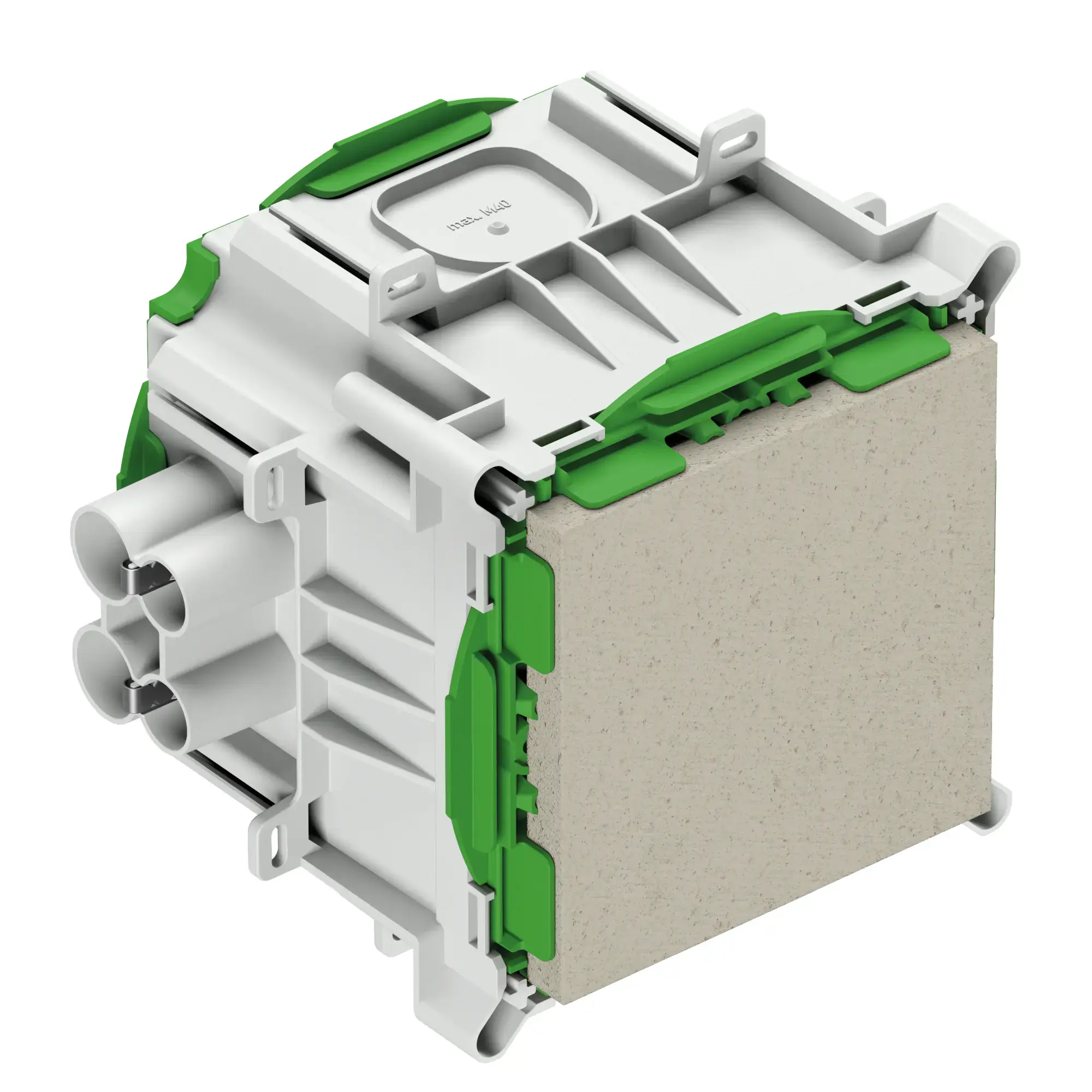 Spelsberg 98210002 Installation housing, green, Type of protection IP30, Suitable for concrete construction, for LED, Rated insulation voltage 400V AC, Halogen free (img_001) Spelsberg 98210002 Installation housing, green, Type of protection IP30, Suitable for concrete construction, for LED, Rated insulation voltage 400V AC, Halogen free (img_001)