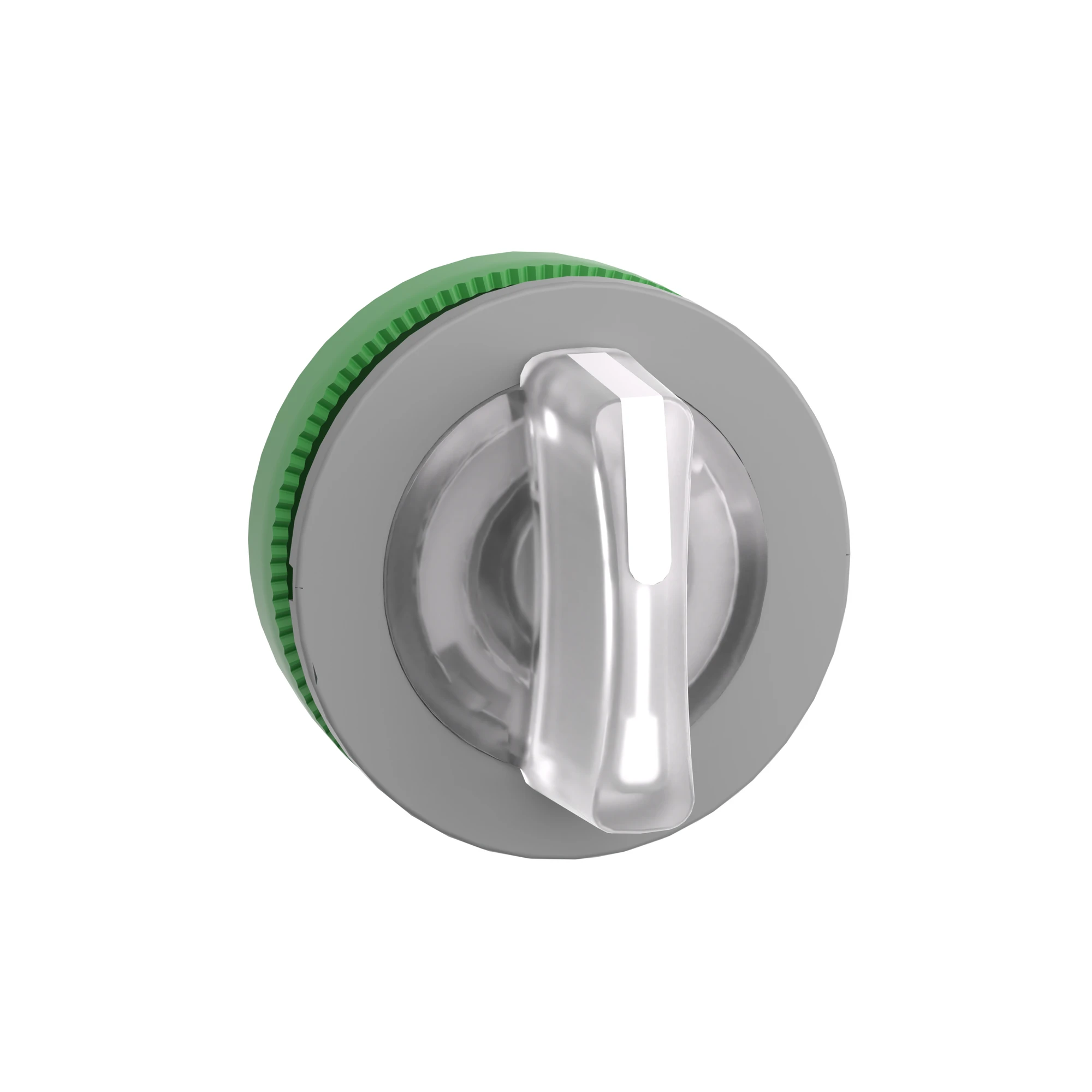 Schneider Electric ZB5FK1513C0 Illuminated selector switch, front element, Harmony XB5F, plastic, 30mm, white, for universal LED, 3 positions, center detent (img_003)