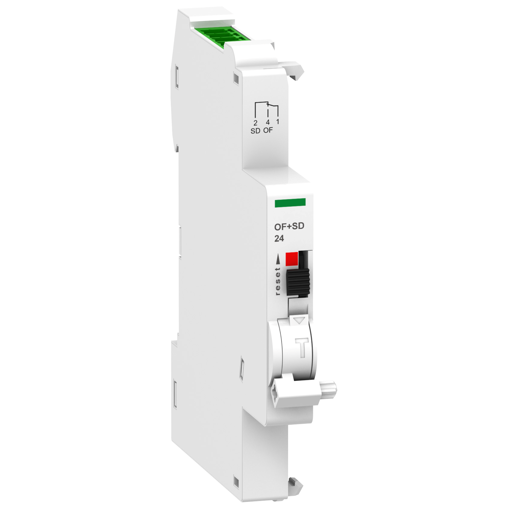 Schneider Electric Auxiliary contact OF+SD, 24V DC with Ti24 PLC interface Schneider Electric Auxiliary contact OF+SD, 24V DC with Ti24 PLC interface