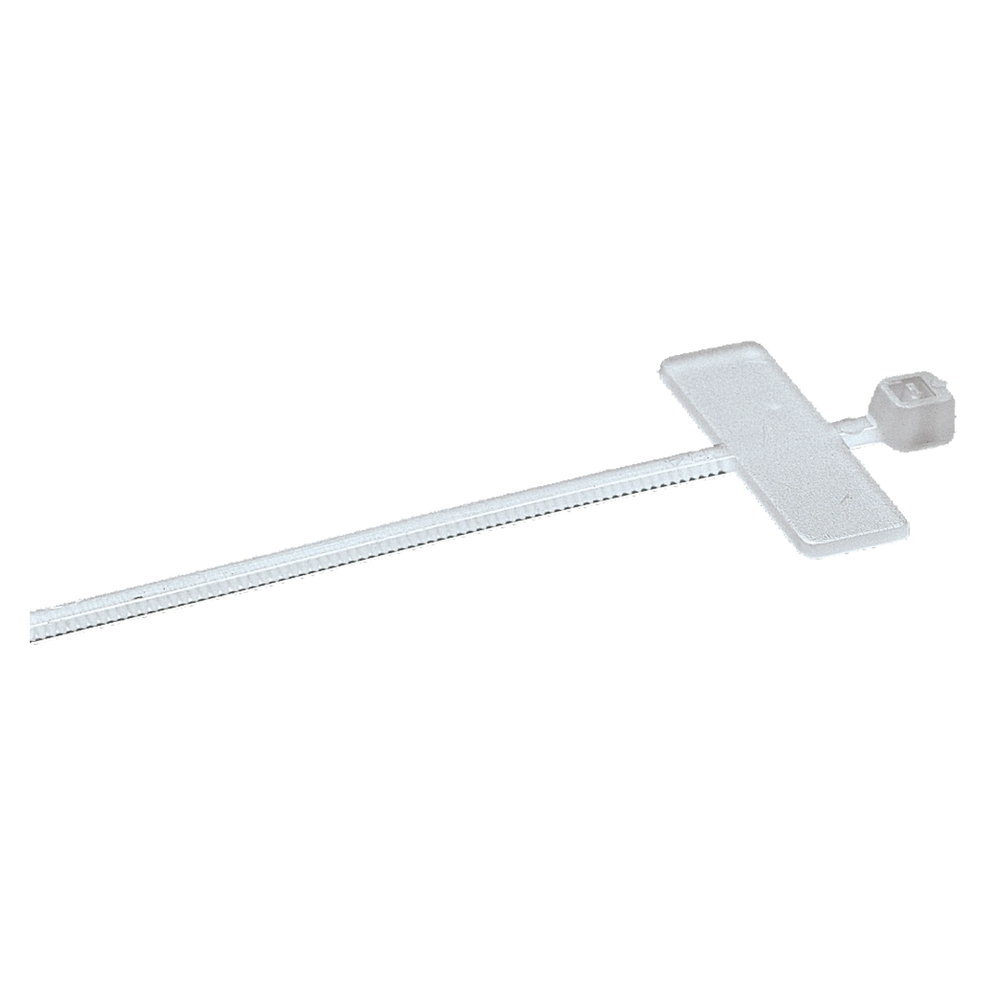 GEWISS GW52294 Kabelbinder mit Kennschild 28x13 laengs 4.6x201 Transparent (img_001)