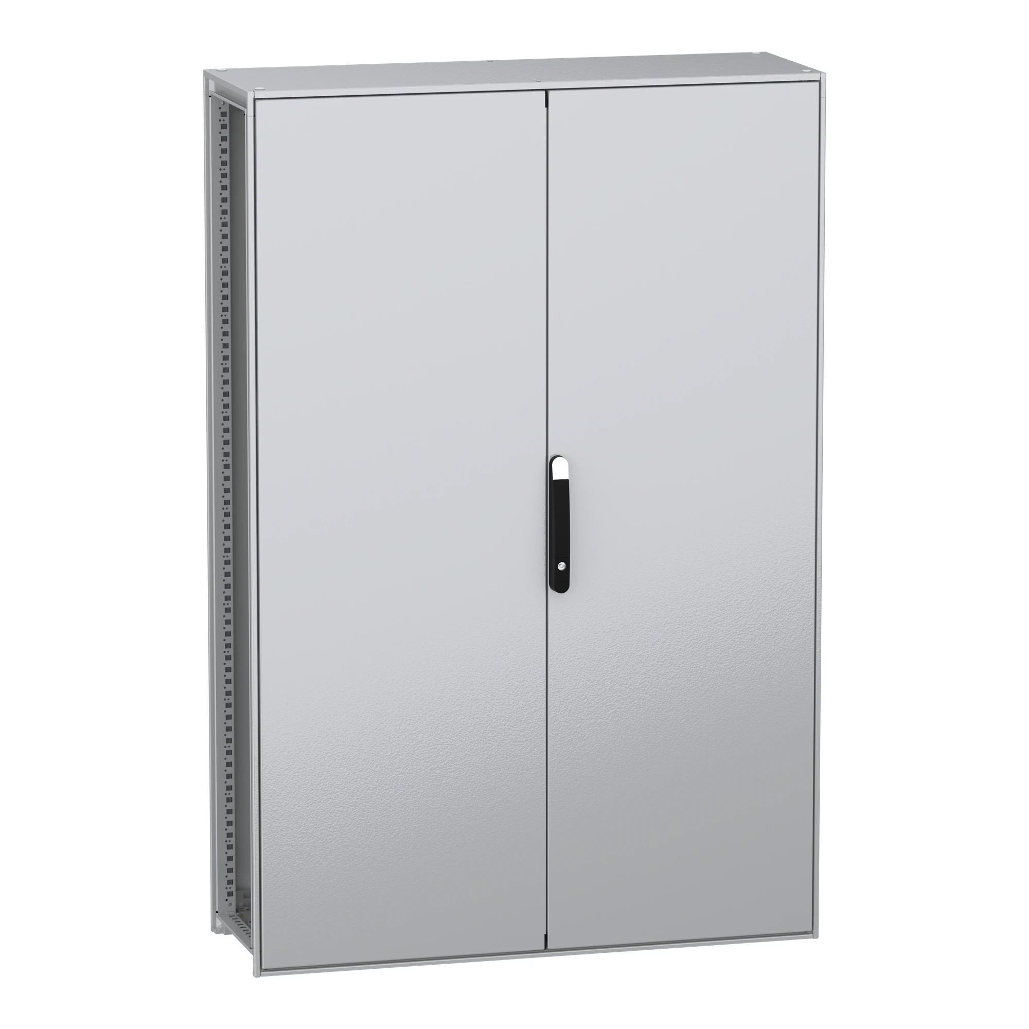 Schneider Electric NSYSFN1812402D Free-standing enclosure, PanelSeT SFN, made of decarbonized steel, without mounting plate, assembled, 1800x1200x400mm, 2 doors, IP55 (img_001)