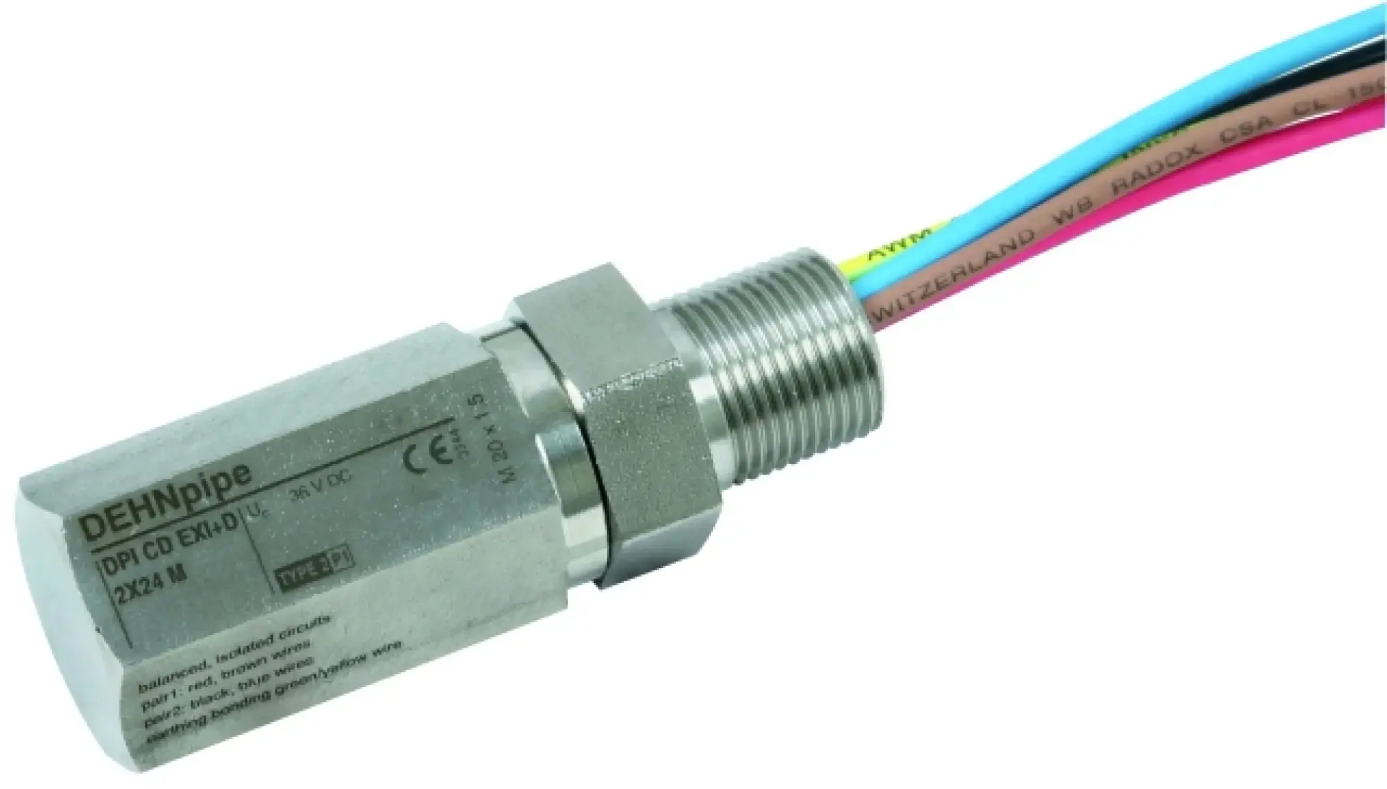 Dehn 929950 Surge arrester DEHNpipe Ex (i) (d) with M20x1.5 external thread (img_003)