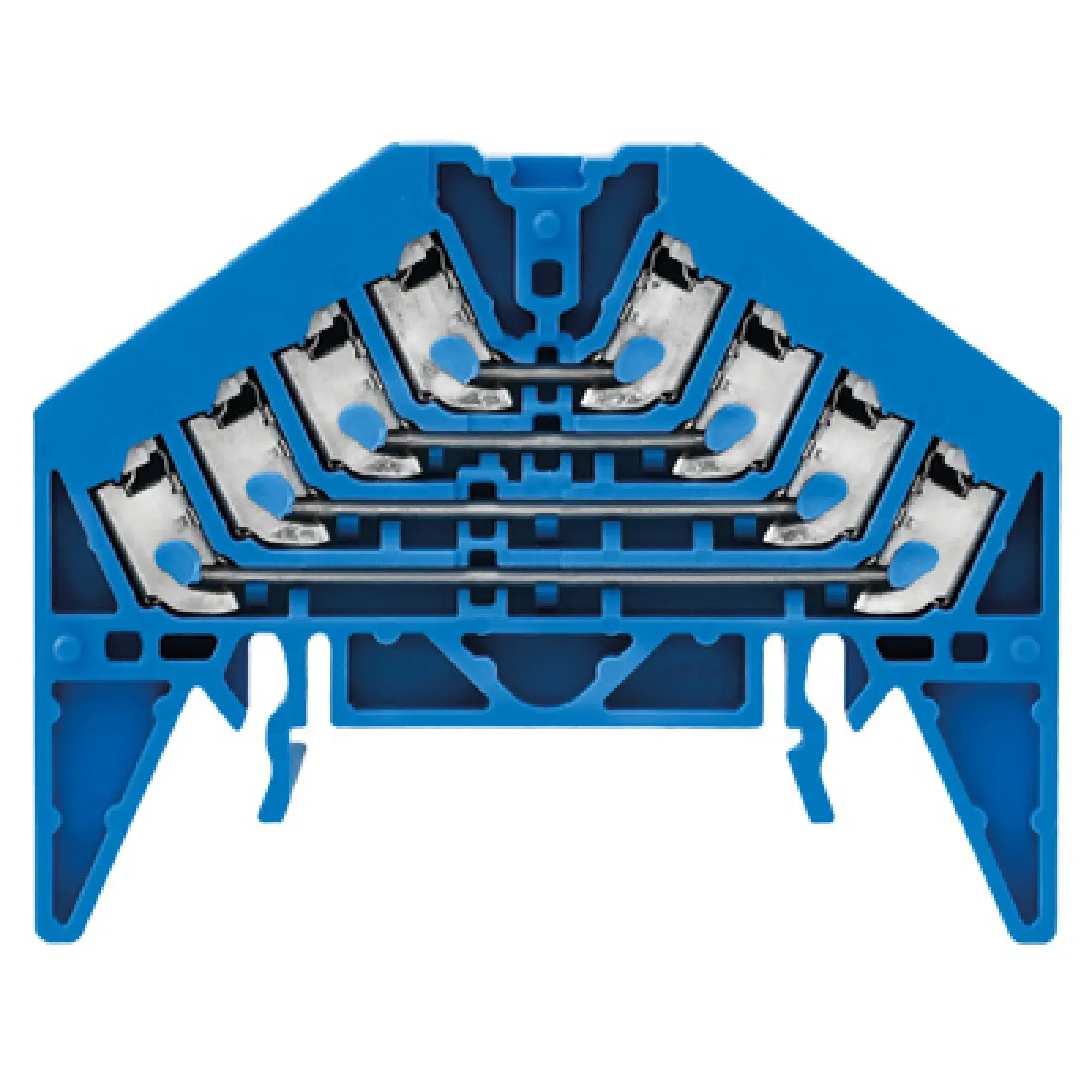 Weidmüller 1173920000 Patch distributor terminal, PUSH IN, blue, 1.5 mm², 10 A, 250 V, Number of connections: 16, Number of levels: 4, TS 35 x 15, V-0, Polycarbonate (img_001) Weidmüller 1173920000 Patch distributor terminal, PUSH IN, blue, 1.5 mm², 10 A, 250 V, Number of connections: 16, Number of levels: 4, TS 35 x 15, V-0, Polycarbonate (img_001)