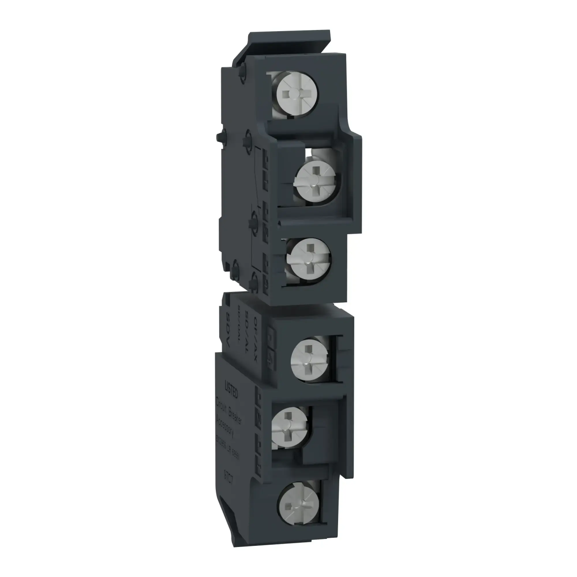 Schneider Electric TPSAUX43 Hilfskontakt, TransferPacT, Anzeige für Quelle I und Quelle II, Rahmen 250A, Rahmen 630A (img_002)