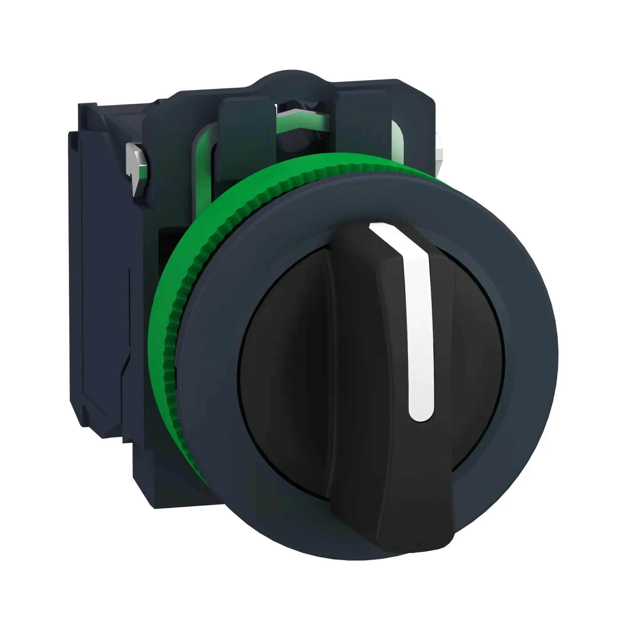 Schneider Electric XB5FD53 Selector switch, Harmony XB5F, plastic, antimicrobial, 3 positions, 30mm, center resting, left right momentary, 2NO (img_003)