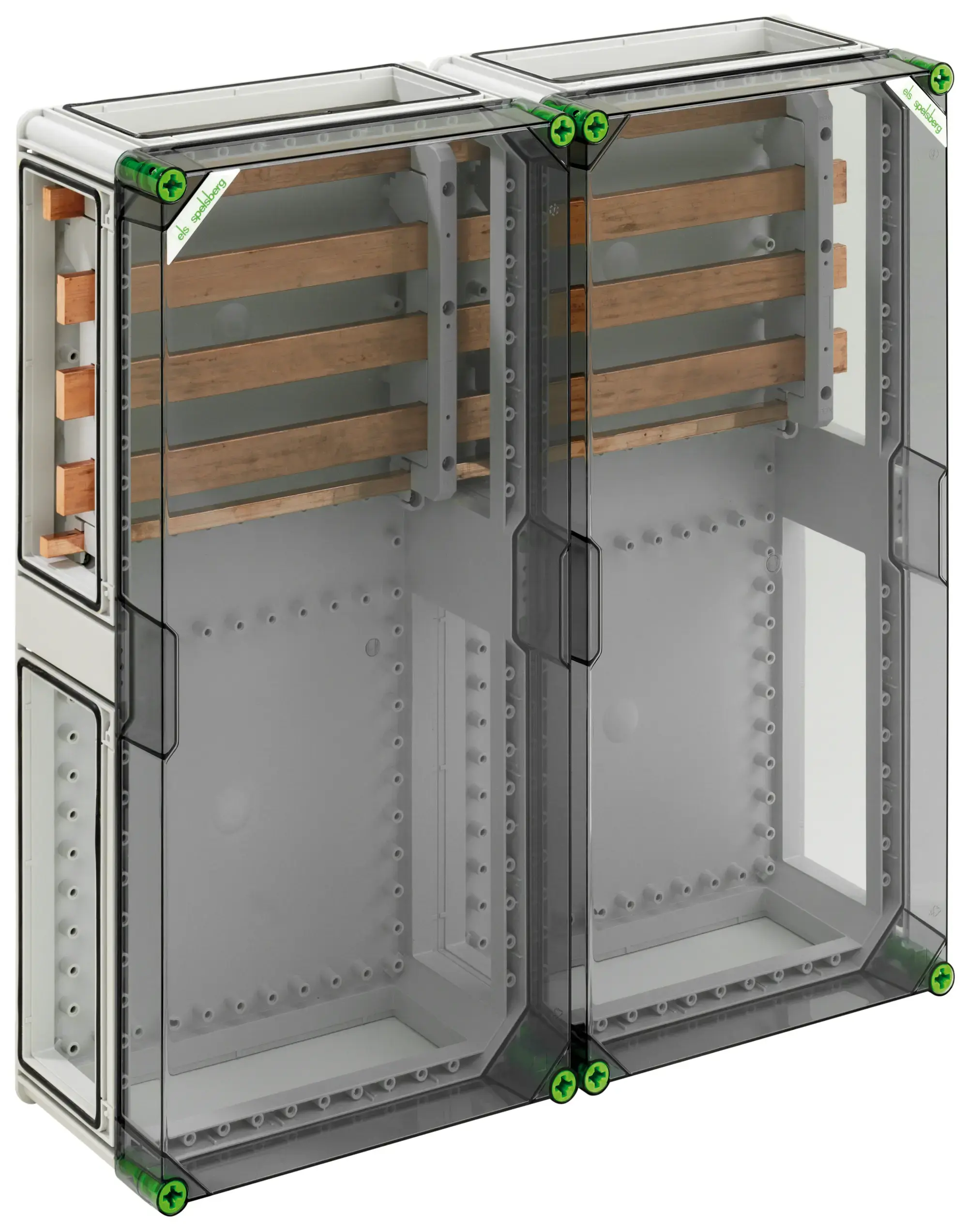 Spelsberg 04165601 Busbar enclosures, Type of protection IP65, Impact strength IK08, Protection class II, Rated voltage 690V AC, Halogen free (img_001)