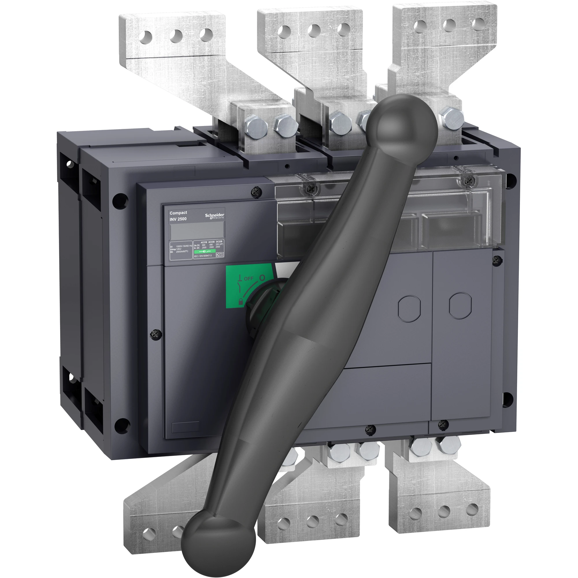 Schneider Electric 31366 Load Disconnect Switch ComPact INV2000 3P 2000A Fixed Mount with Black Rotary Drive (img_001) Schneider Electric 31366 Load Disconnect Switch ComPact INV2000 3P 2000A Fixed Mount with Black Rotary Drive (img_001)