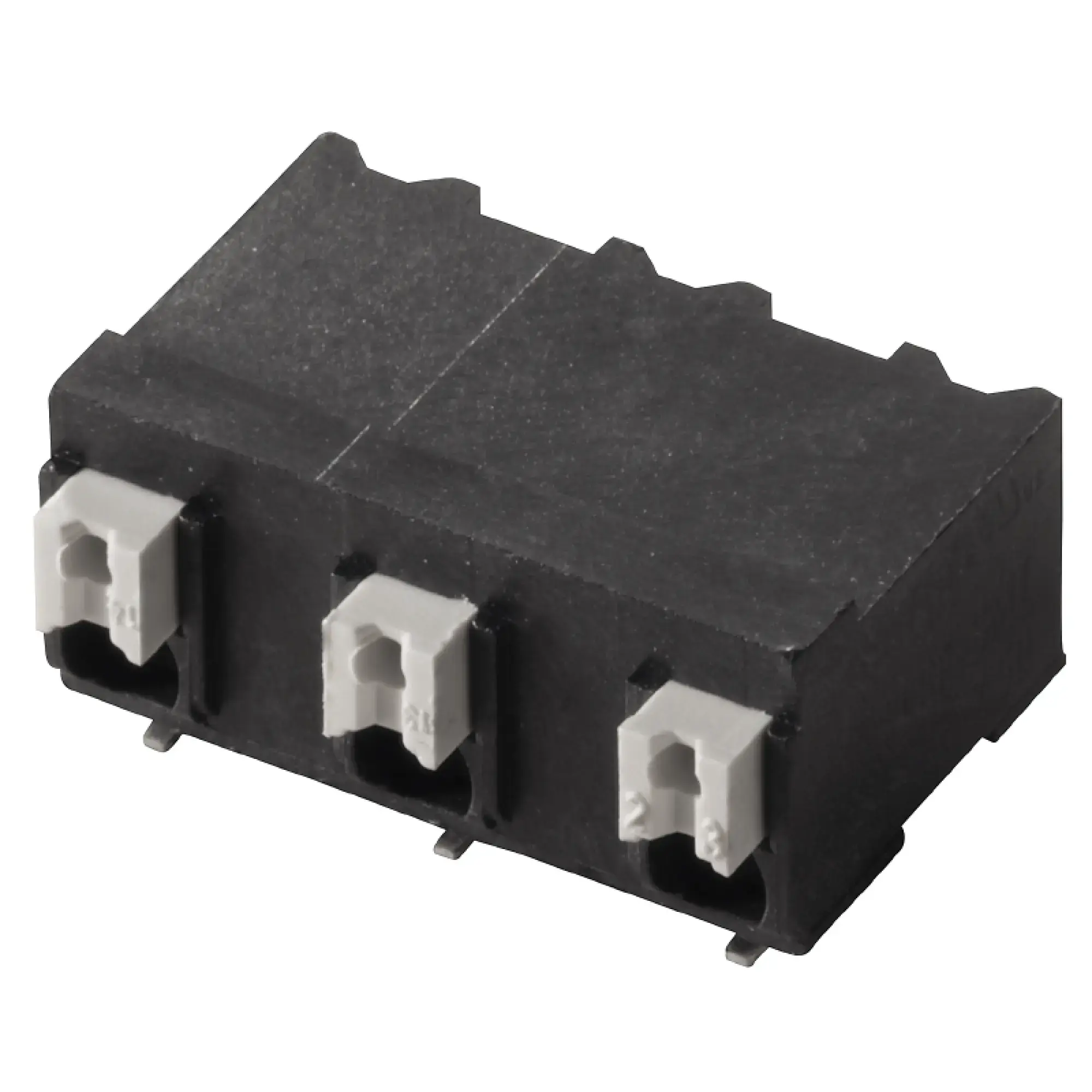 Weidmüller 1473950000 PCB terminal, 630 V, 17.5 A, Pitch in mm: 7.50, 1.5 mm², Number of poles: 3, PUSH IN with actuator, SMD solder connection, 90°, Tape (img_001) Weidmüller 1473950000 PCB terminal, 630 V, 17.5 A, Pitch in mm: 7.50, 1.5 mm², Number of poles: 3, PUSH IN with actuator, SMD solder connection, 90°, Tape (img_001)