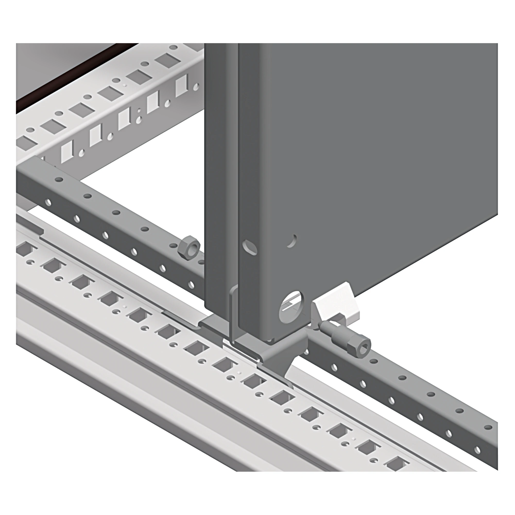 Schneider Electric NSYSBTB Spacial SF mounting bracket for rear mounting of mounting plates, pack of 4 pcs. (img_001)
