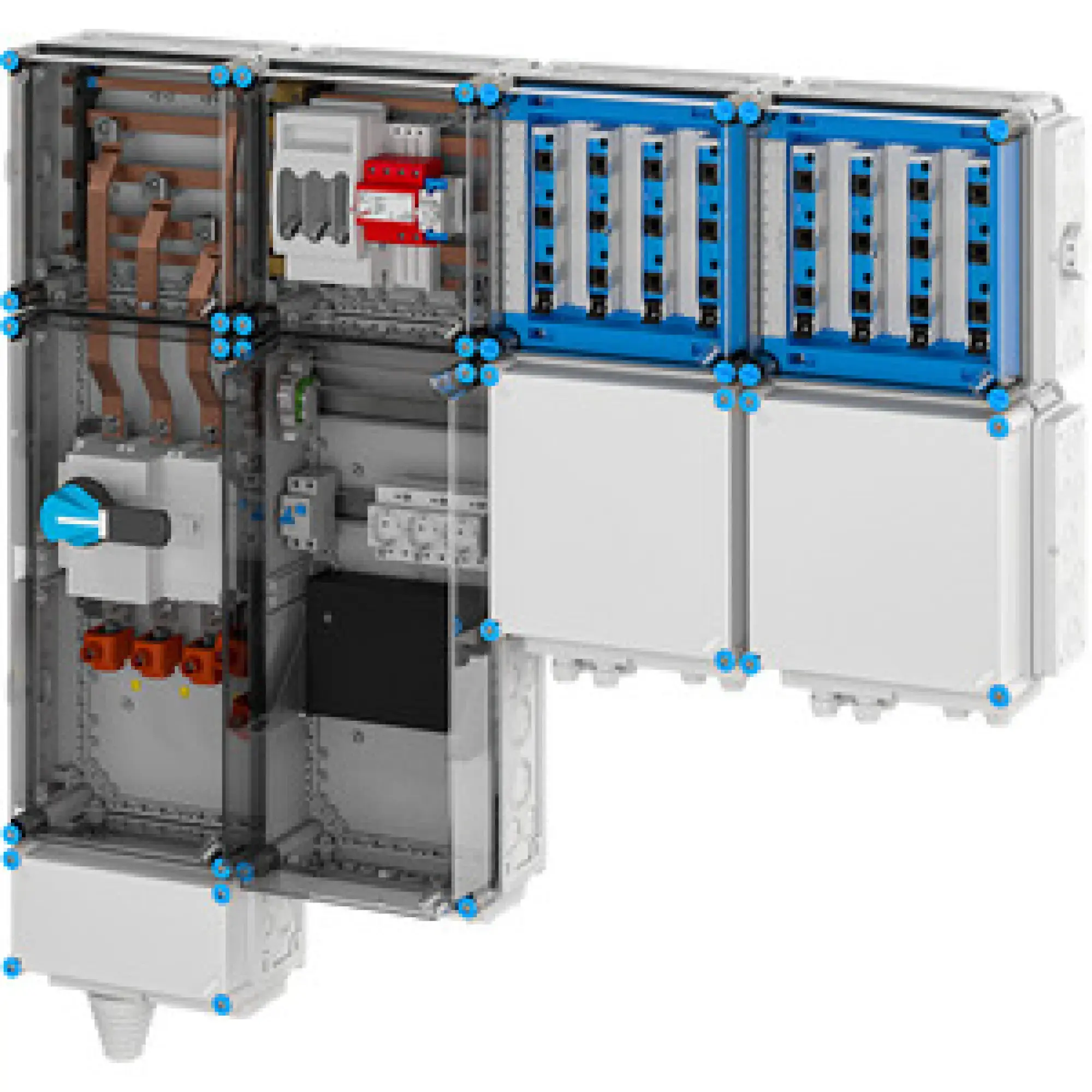 Hensel 65000142 Ladeverteiler für bis zu 8 Ladepunkte à 22kW Mi EV 22kW 8001 (img_002) Hensel 65000142 Ladeverteiler für bis zu 8 Ladepunkte à 22kW Mi EV 22kW 8001 (img_002)