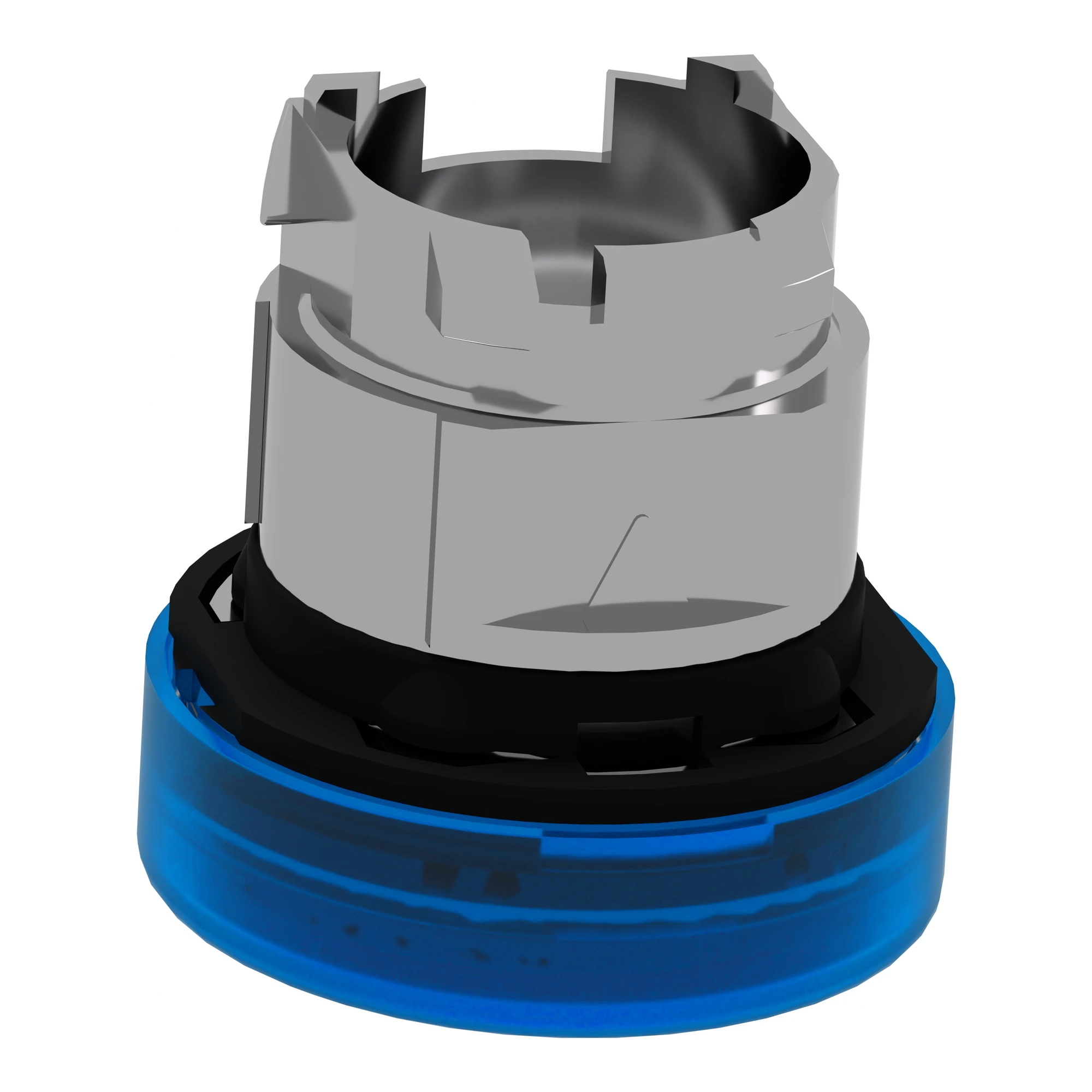 Schneider Electric ZB4BV063 Pilot light, Front element, Harmony XB4, Metal, 22mm, blue, for universal LED, smooth dome (img_007) Schneider Electric ZB4BV063 Pilot light, Front element, Harmony XB4, Metal, 22mm, blue, for universal LED, smooth dome (img_007)