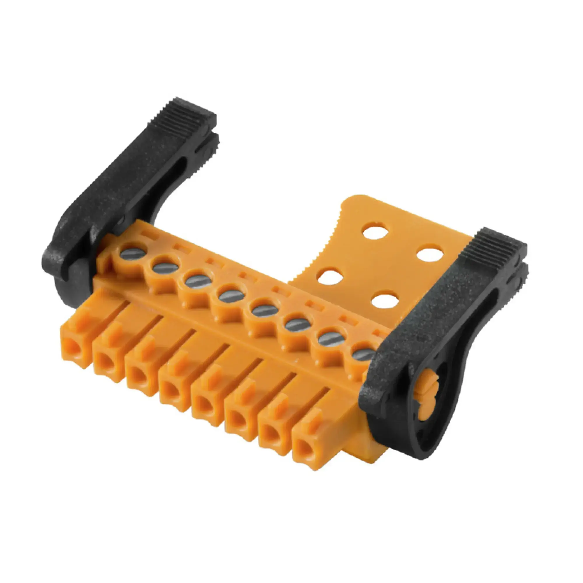 Weidmüller 2442290000 PCB connector (wire connection), 160 V, 17.5 A, Pitch in mm: 3.81, 1.5 mm², Number of poles: 8, Clamping yoke connection, Box (img_001)