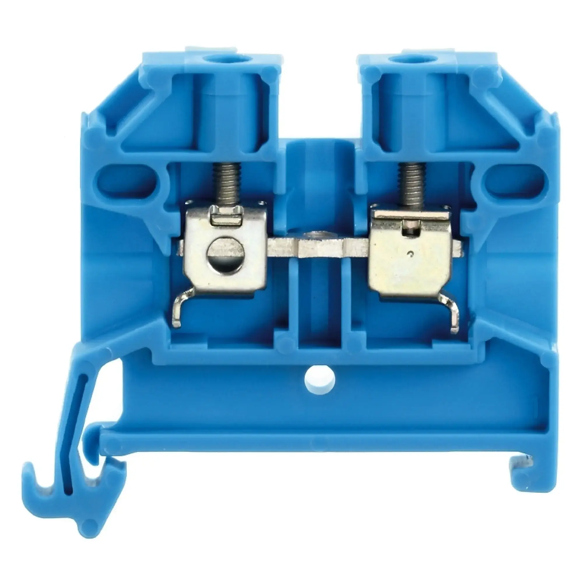 Weidmüller 0380480000 Feed-through terminal block, Screw connection, blue, 2.5 mm², 24 A, 800 V, Number of connections: 2 (img_001)