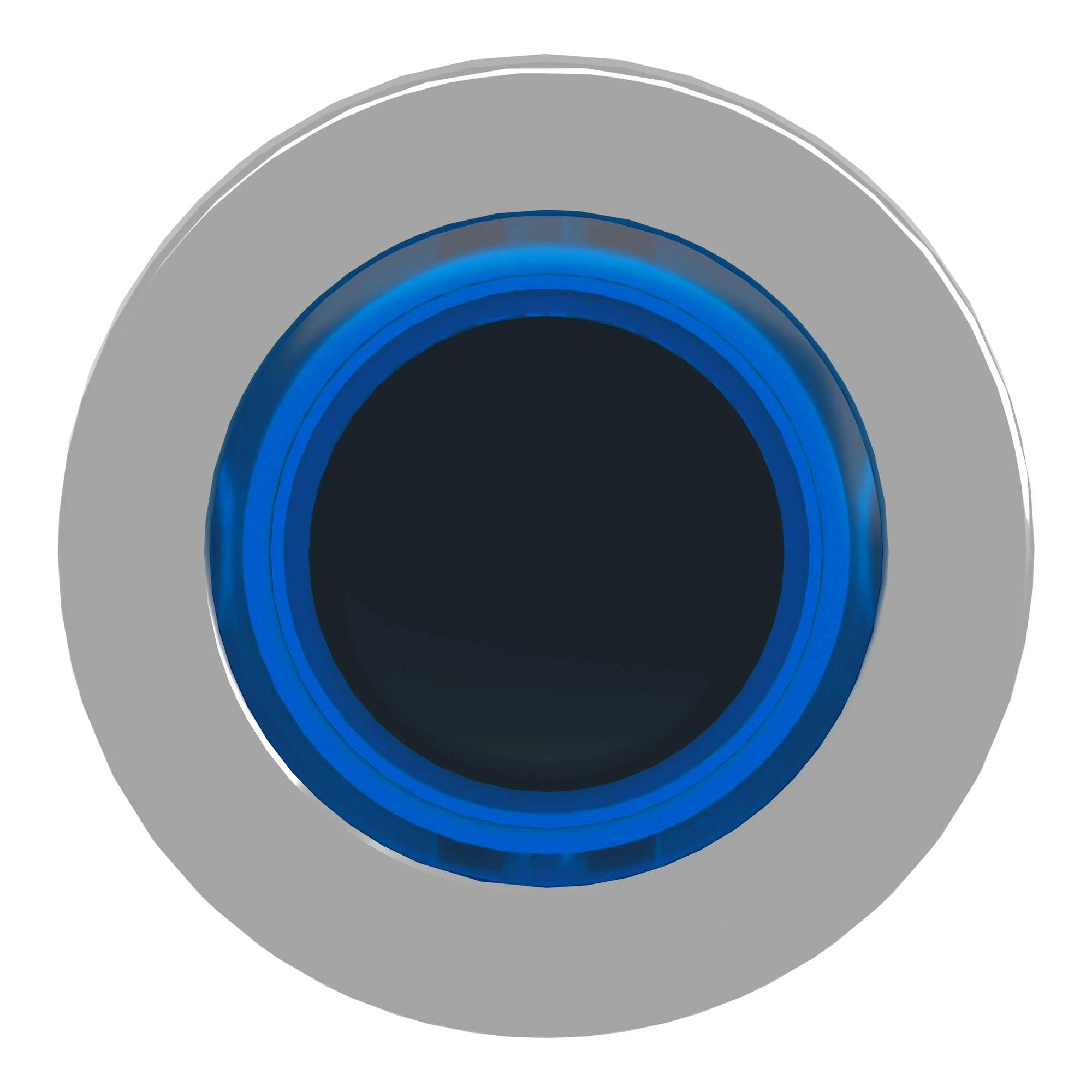Schneider Electric ZB4FW963 Illuminated Pushbutton, Front Element, Harmony XB4F, Metal, Blue, 30mm, for Universal LED, Illuminated Ring (img_004)