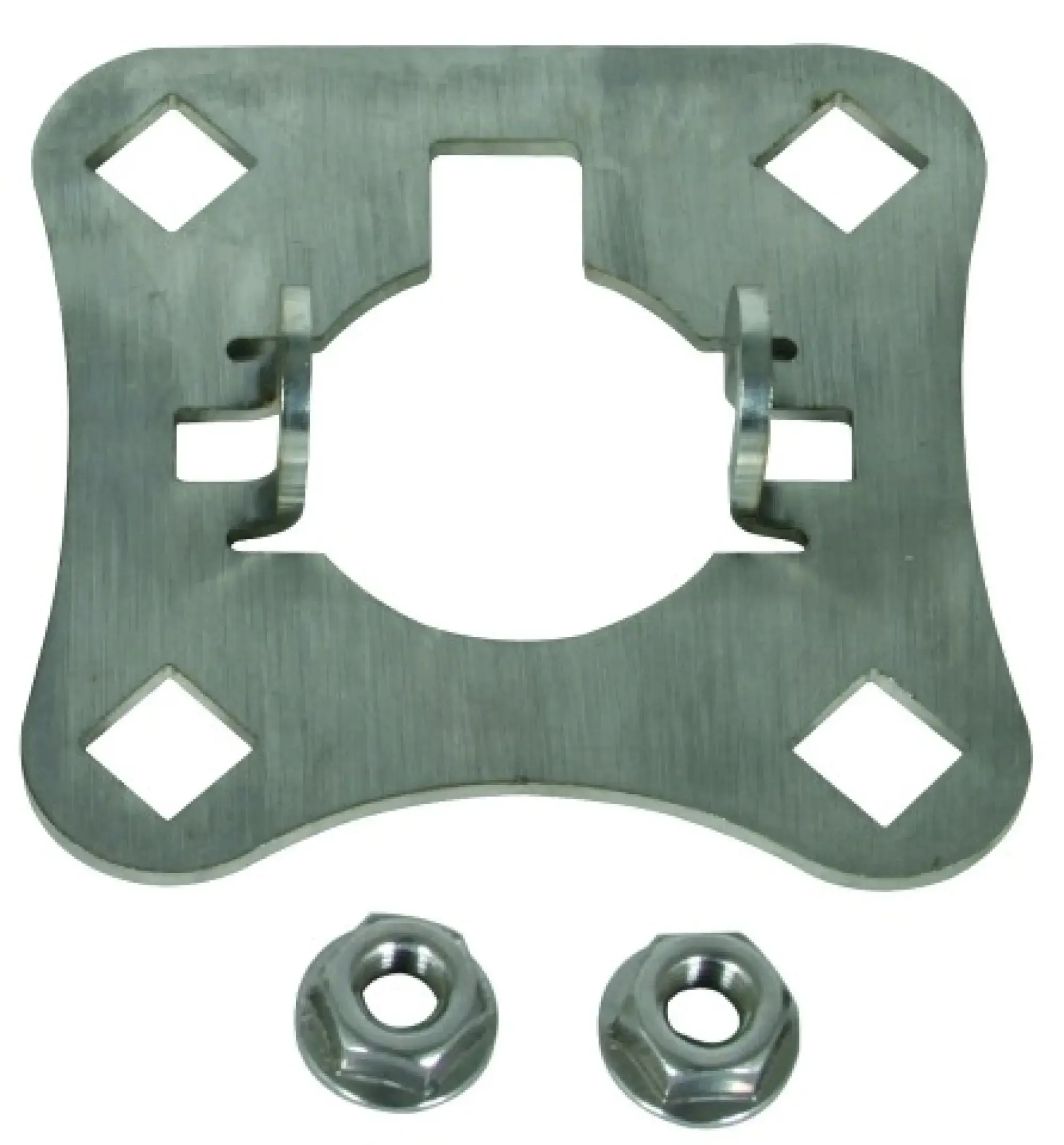 Dehn 819288 Connection plate StSt for supporting tubes D 50mm for 4 HVI connection elements (img_001) Dehn 819288 Connection plate StSt for supporting tubes D 50mm for 4 HVI connection elements (img_001)