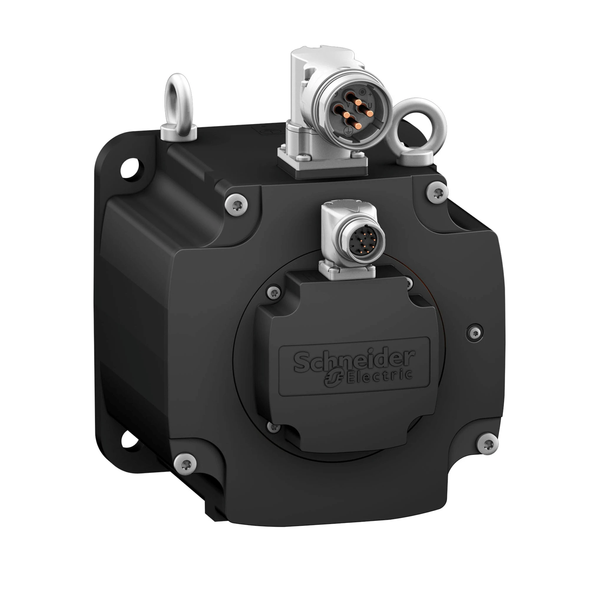 Schneider Electric BMH1901P21A2A Servomotor, Lexium BMH, 190mm, 30Nm, smooth shaft IP65, single turn 128p/r, M40+M23 angled (img_001) Schneider Electric BMH1901P21A2A Servomotor, Lexium BMH, 190mm, 30Nm, smooth shaft IP65, single turn 128p/r, M40+M23 angled (img_001)