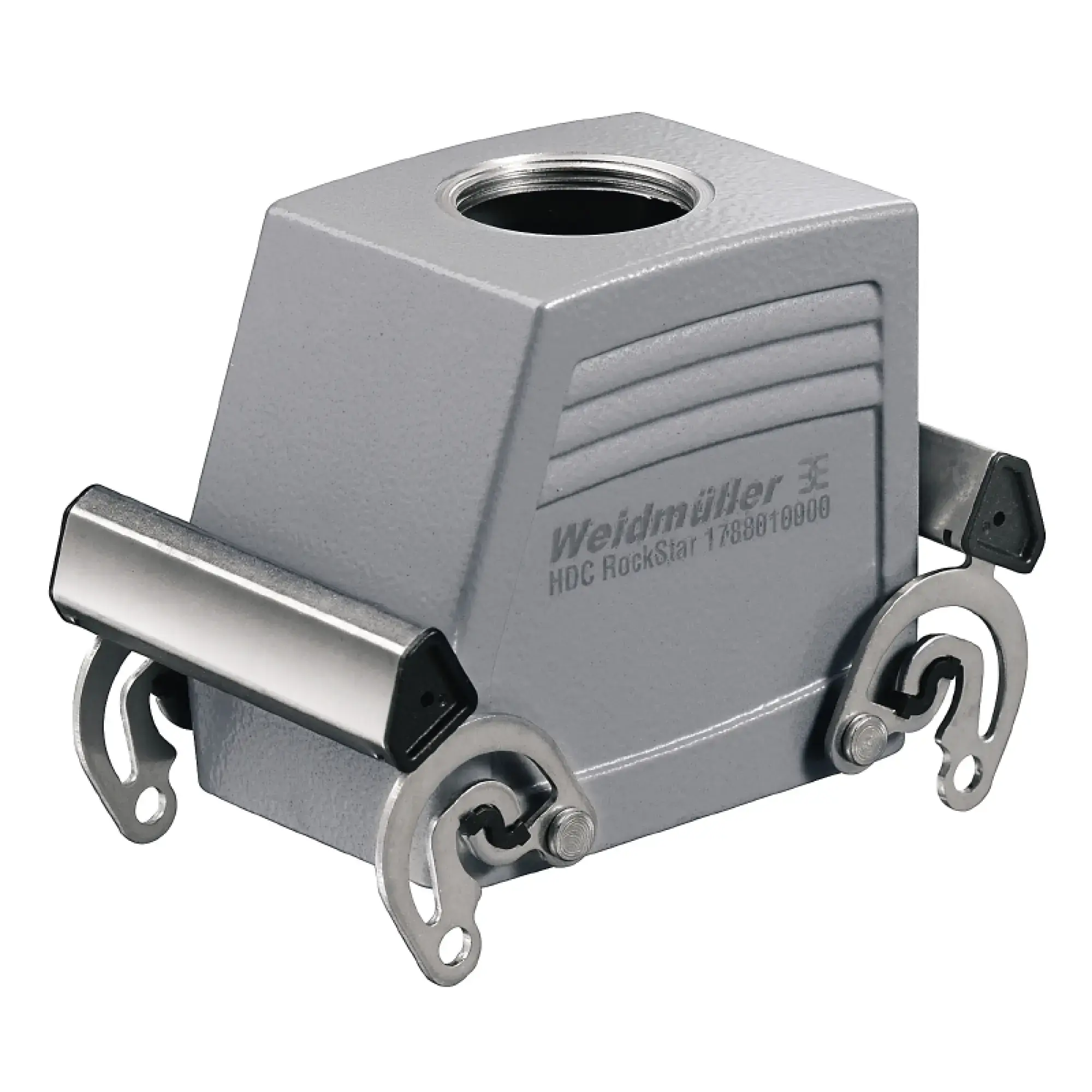 Weidmüller 1788010000 Housing (industry plug-in connectors), Cable entry from top, Plug housing, Side-locking clamp on upper side, Size: 7, IP65 (in plugged condition) (img_001) Weidmüller 1788010000 Housing (industry plug-in connectors), Cable entry from top, Plug housing, Side-locking clamp on upper side, Size: 7, IP65 (in plugged condition) (img_001)