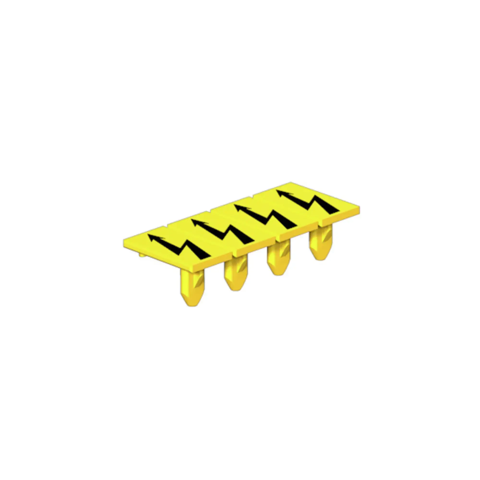 Weidmüller 2635560000 Terminal marking, yellow, Pitch in mm: 6.00, Printed characters: Flash, Width: 6.1 mm, Height: 10 mm (img_001) Weidmüller 2635560000 Terminal marking, yellow, Pitch in mm: 6.00, Printed characters: Flash, Width: 6.1 mm, Height: 10 mm (img_001)