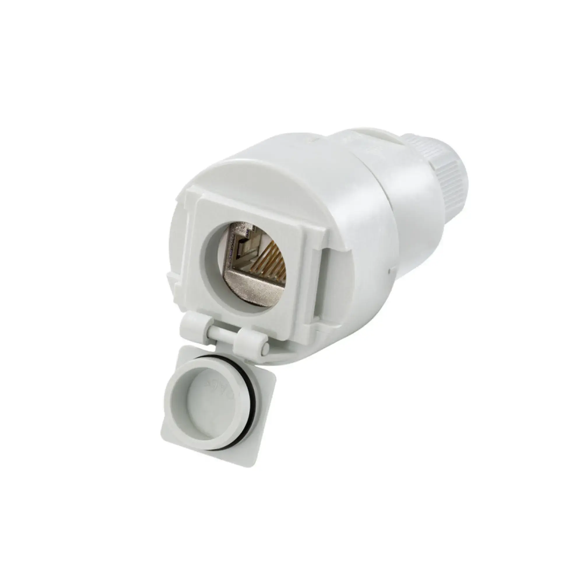 Weidmüller 8813090000 RJ45 connector, IP67, Connection 1: RJ45, Connection 2: IDCColour-coded pin assignment according to EIA/TIA T568 A ., EIA/TIA T568 B (img_001)