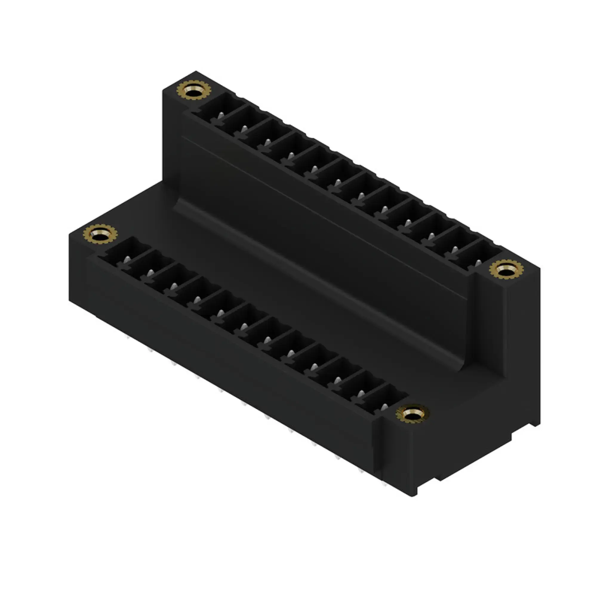 Weidmüller 1036060000 PCB connector (board connection), 160 V, 17.5 A, Pitch in mm: 3.81, Number of poles: 24, THT/THR solder connection, Box (img_001)