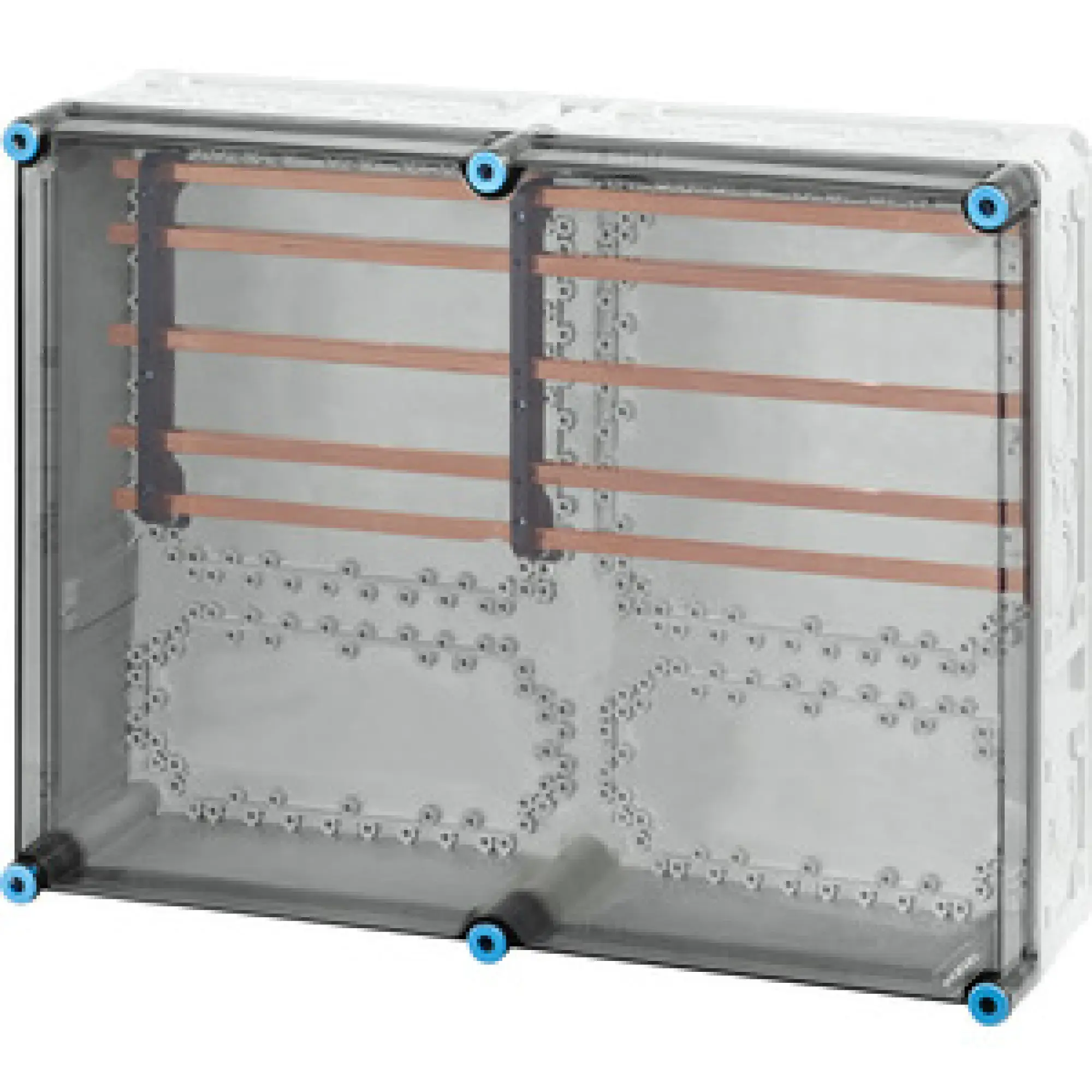 Hensel 20001327 Mi-Sammelschienengehäuse 600x450mm, Sammelschienen 250 A, 5polig Mi 6652 (img_001)