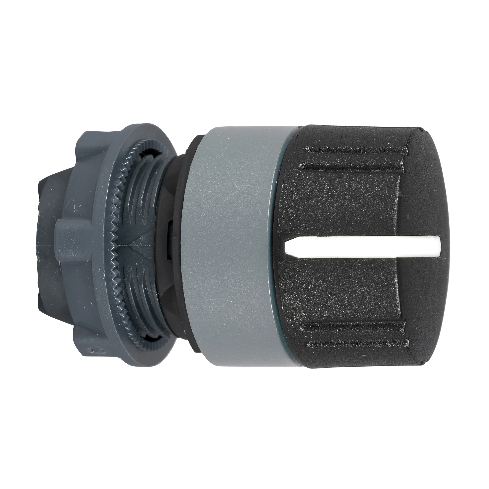Schneider Electric ZB5AD79C0 Rotary switch, front element, Harmony XB5, plastic, 22mm, black, 3 positions, centre-right catch (img_001)