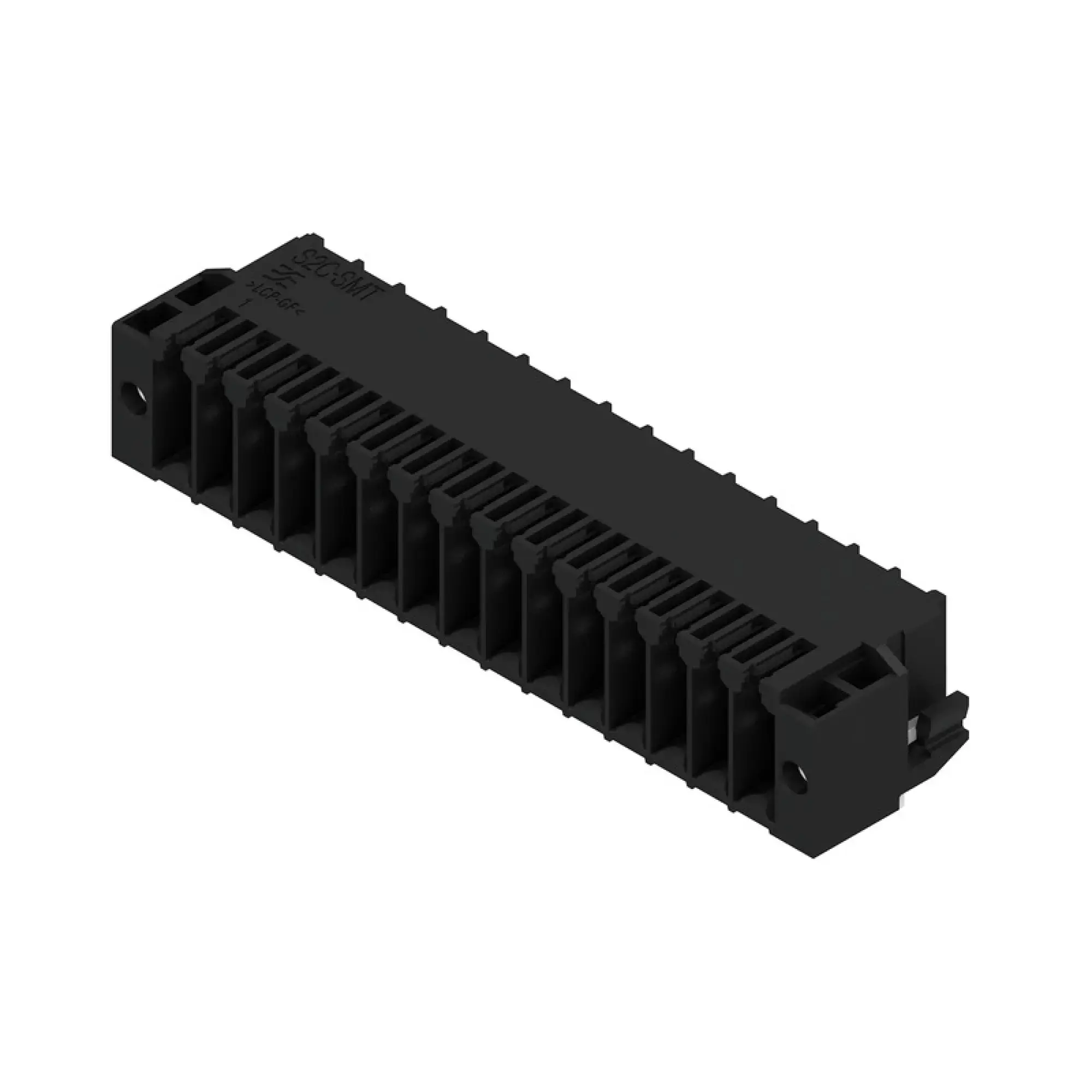 Weidmüller 1289990000 PCB connector (board connection), 160 V, 13.4 A, Pitch in mm: 3.50, Number of poles: 30, THT/THR solder connection, Box (img_001)