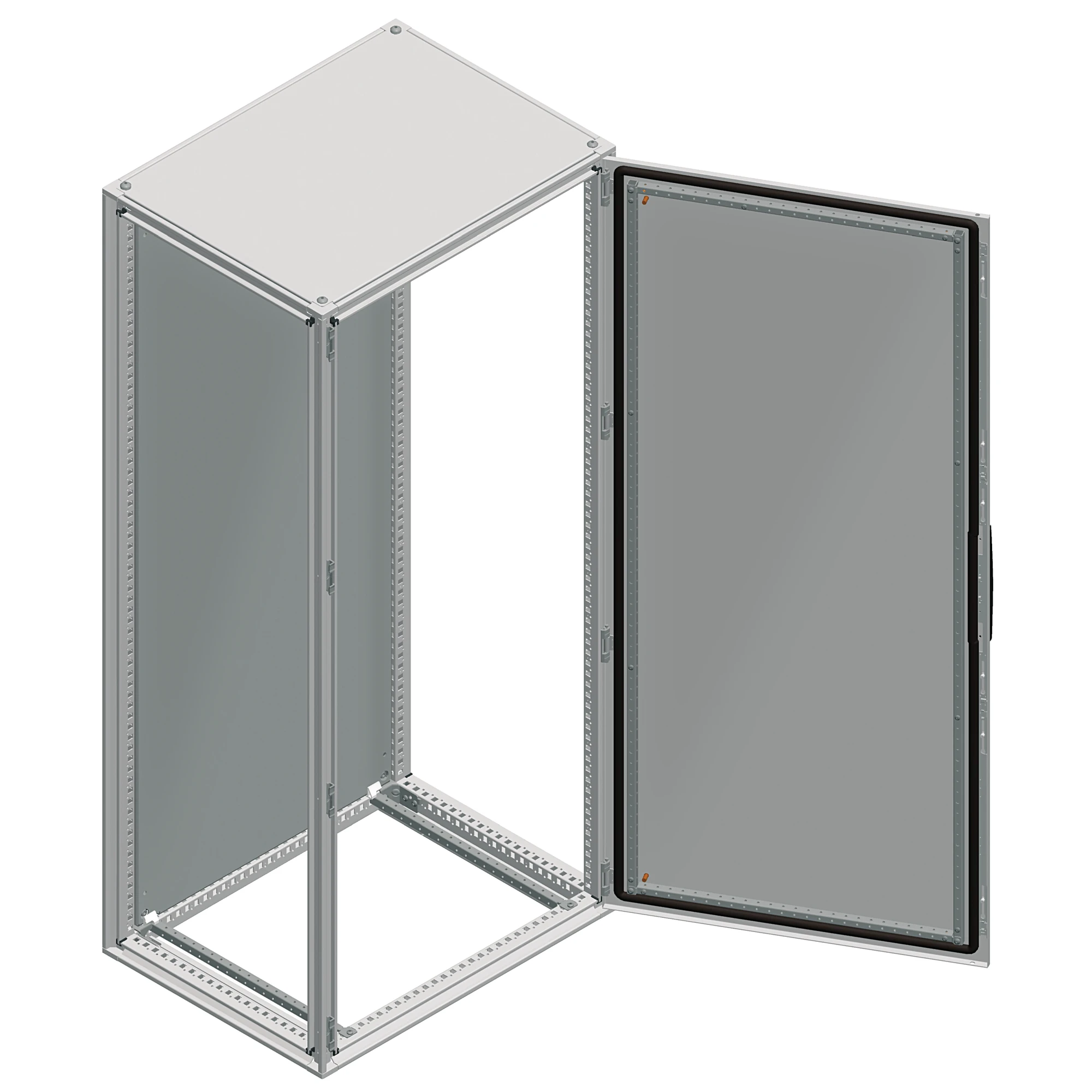 Schneider Electric NSYSF20460 Steel floor-standing enclosure Spacial SF without MP, preassembled, 2000x400x600mm (img_001)