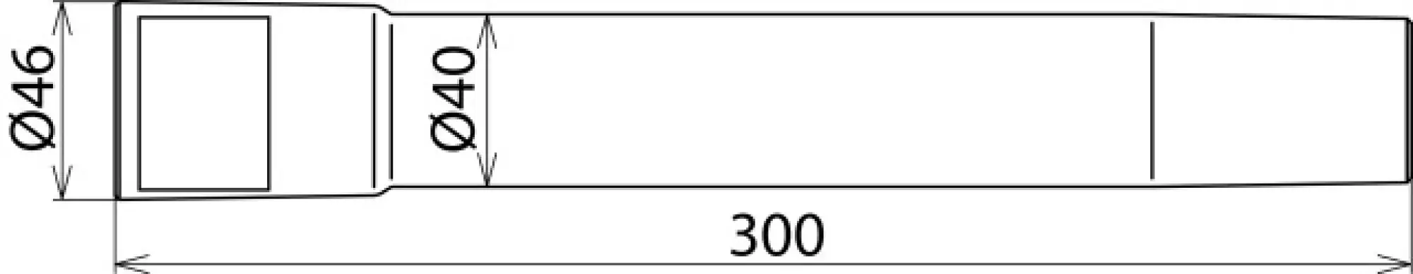 Dehn 785522 Intake tube extension D=40/L=300mm for NS dry cleaning set -1000V (img_002) Dehn 785522 Intake tube extension D=40/L=300mm for NS dry cleaning set -1000V (img_002)