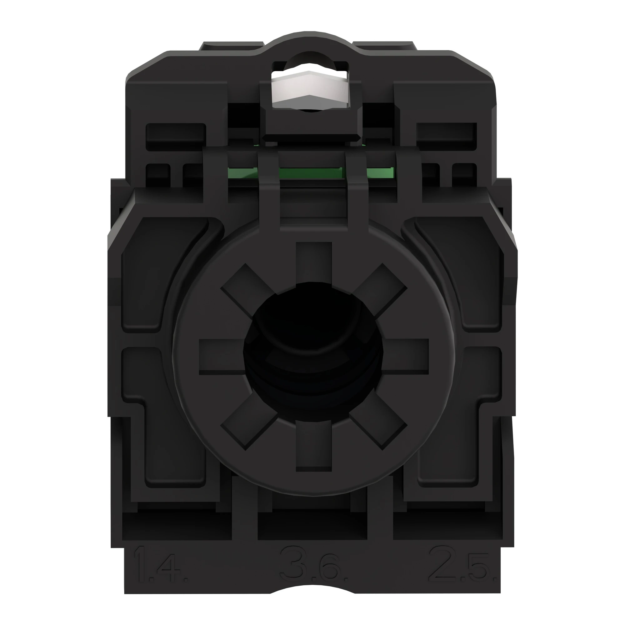 Schneider Electric ZB5AD912 Potentiometer, Front Element, Harmony XB5, plastic, 22mm, for potentiometers with shaft length 45-50mm, axle 6mm (img_002) Schneider Electric ZB5AD912 Potentiometer, Front Element, Harmony XB5, plastic, 22mm, for potentiometers with shaft length 45-50mm, axle 6mm (img_002)