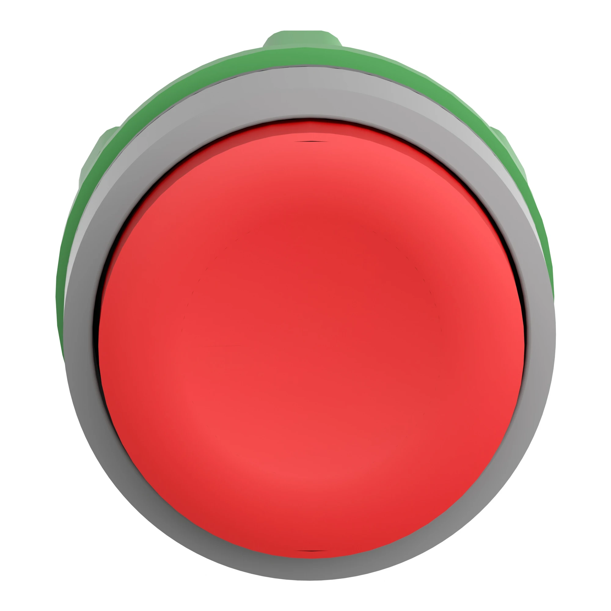 Schneider Electric ZB5AH4C0 Pushbutton, Front element, Harmony XB5, Plastic, 22mm, red, black, unmarked, protruding, latching (img_005)