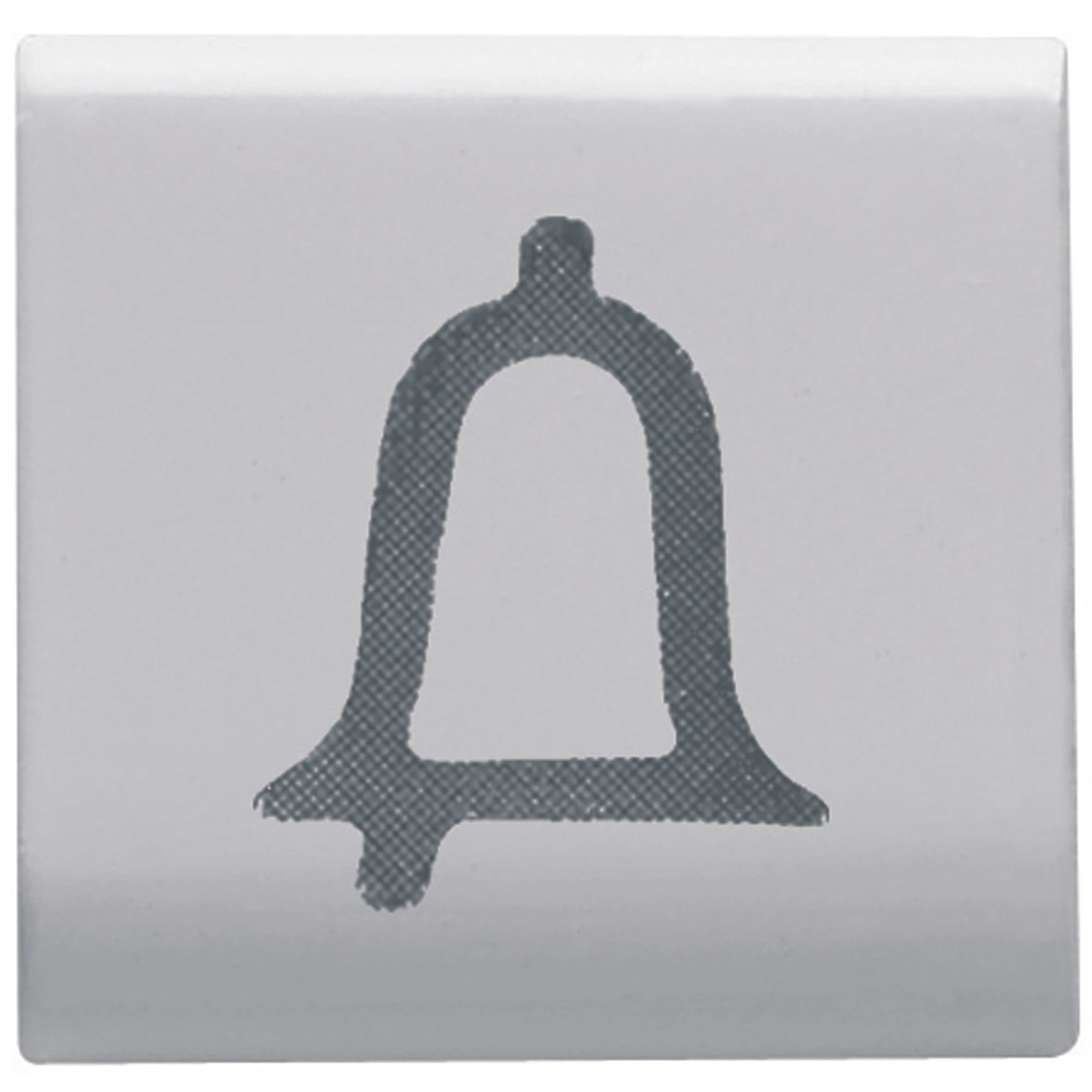 GEWISS GW10544 INTERCHANGEABLE BUTTON KEY - 22X22mm - BELL - GLOSSY WHITE - CHORUSMART (img_001)