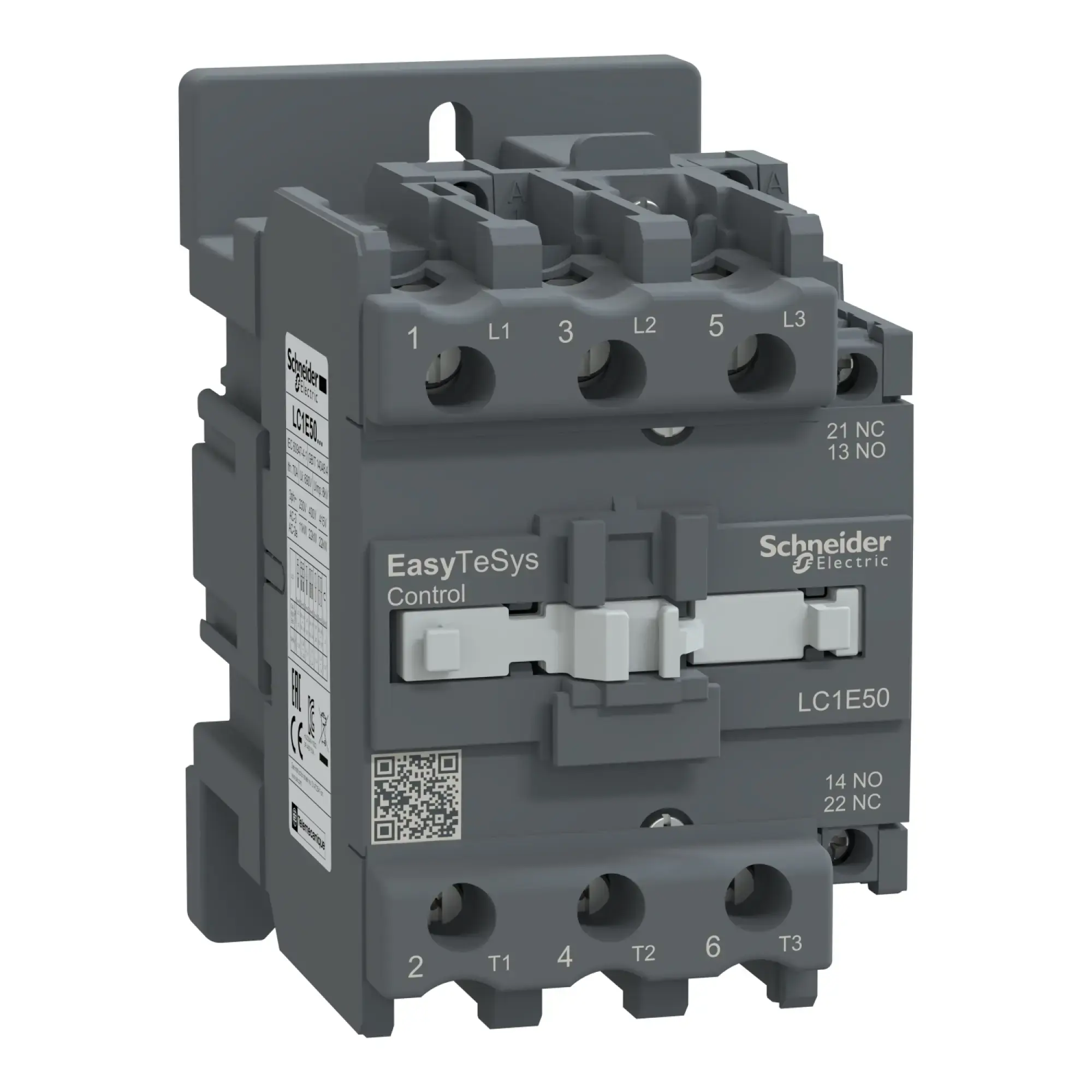 Schneider Electric LC1E50B5 Easy TeSys Leistungsschütz 3P 50A 1NO+1NC 24V AC 50Hz (img_002)