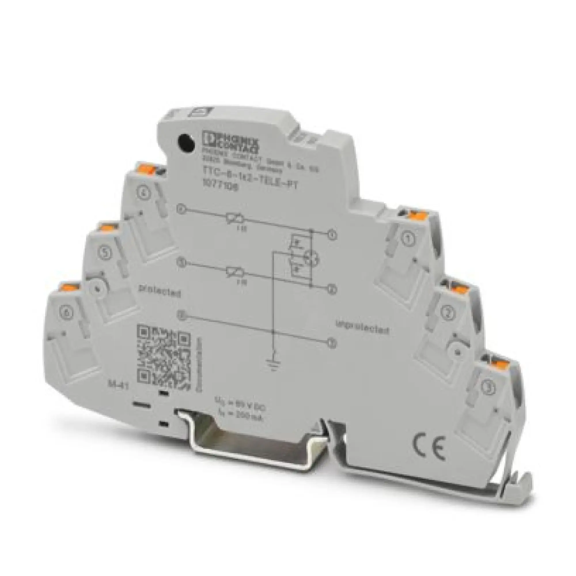 Phoenix Contact 1077106 Surge protection device TTC-6-1X2-TELE-PT (img_001)